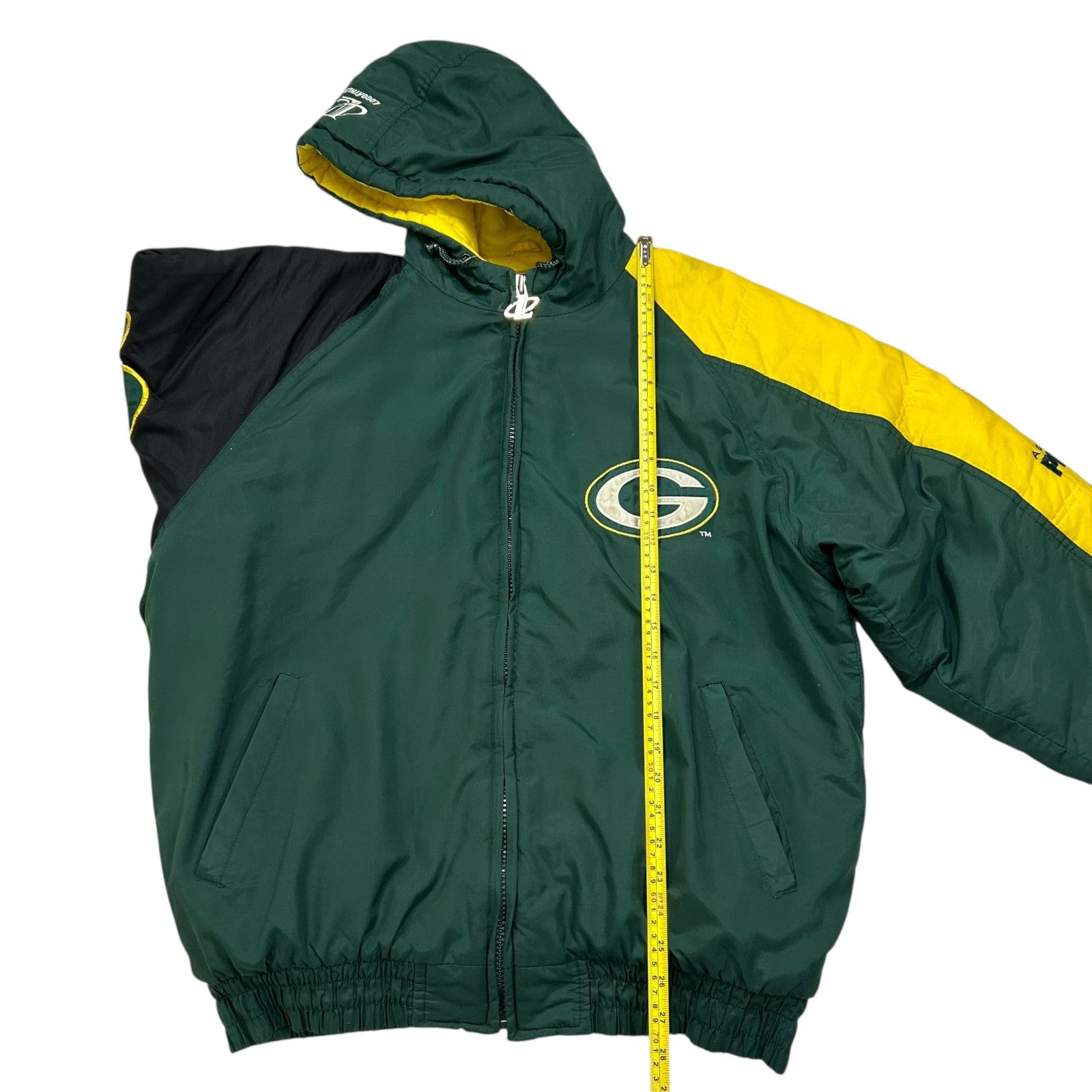 NFL VTG 90s GREEN BAY PACKERS LOGO ATHLETIC PUFFER JACKET Size US L / EU 52-54 / 3 - 14 Thumbnail