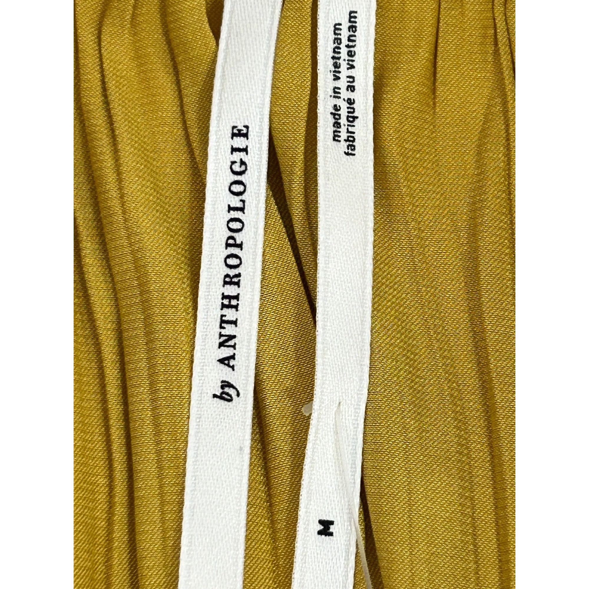 Anthropologie Anthropologie Top M Honey Yellow Tiered Sleeveless Ruffles B Size M / US 6-8 / IT 42-44 - 5 Thumbnail