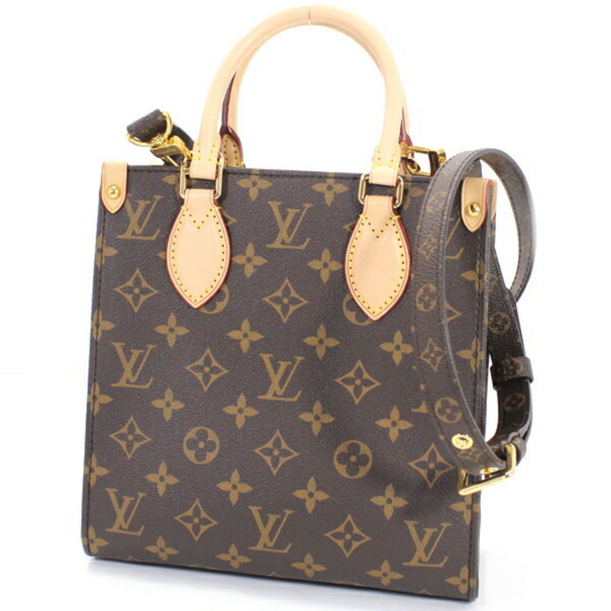 Louis Vuitton Sac Plat BB Monogram Shoulder Bag M45847 LV 2-Way Handbag for Men and Women LOUIS VUITTON KM3132