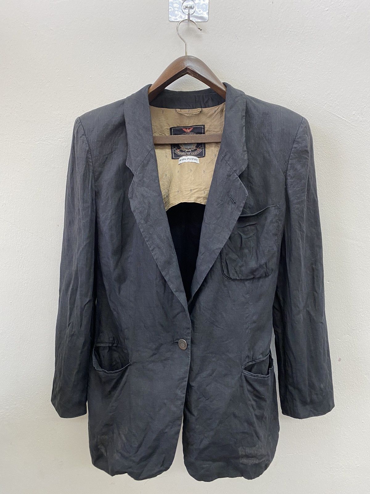 Emporio Armani The Classics Of Emporio Armani Blazer Jacket Made In Italy Size US M / EU 48-50 / 2 - 2 Thumbnail