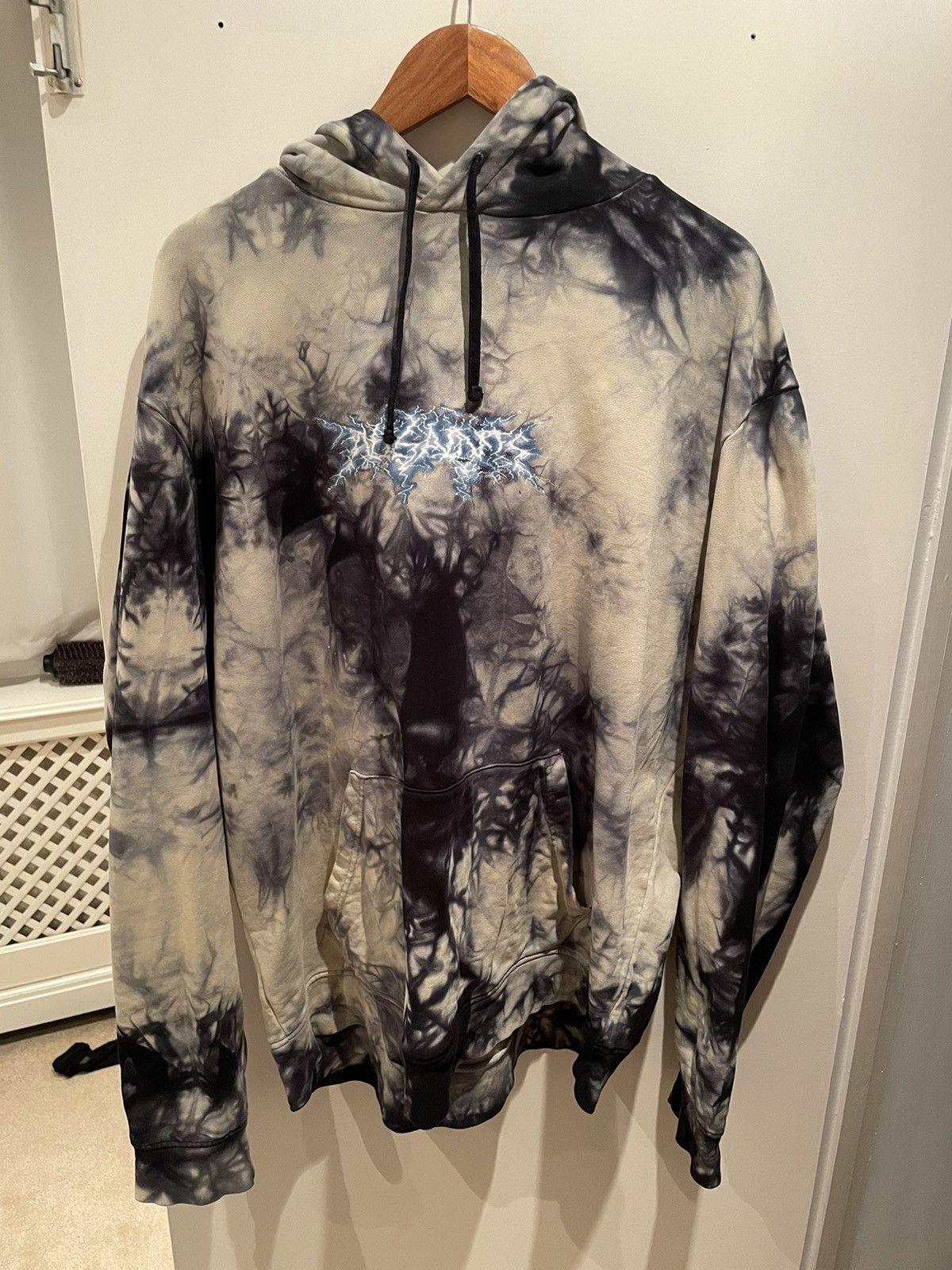 Allsaints Allsaints Green Tie Dye Hoodie XL Size US XL / EU 56 / 4 - 1 Thumbnail