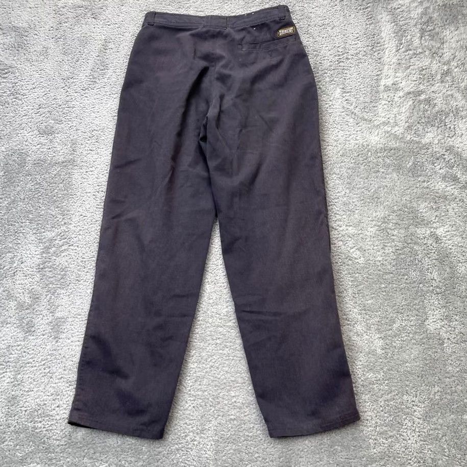 Bugle Boy VINTAGE Bugle Boy Pants Women 18 Black Pleated Straight Leg High Rise Retro 90s Workwear Size 40" / US 18 - 4 Thumbnail