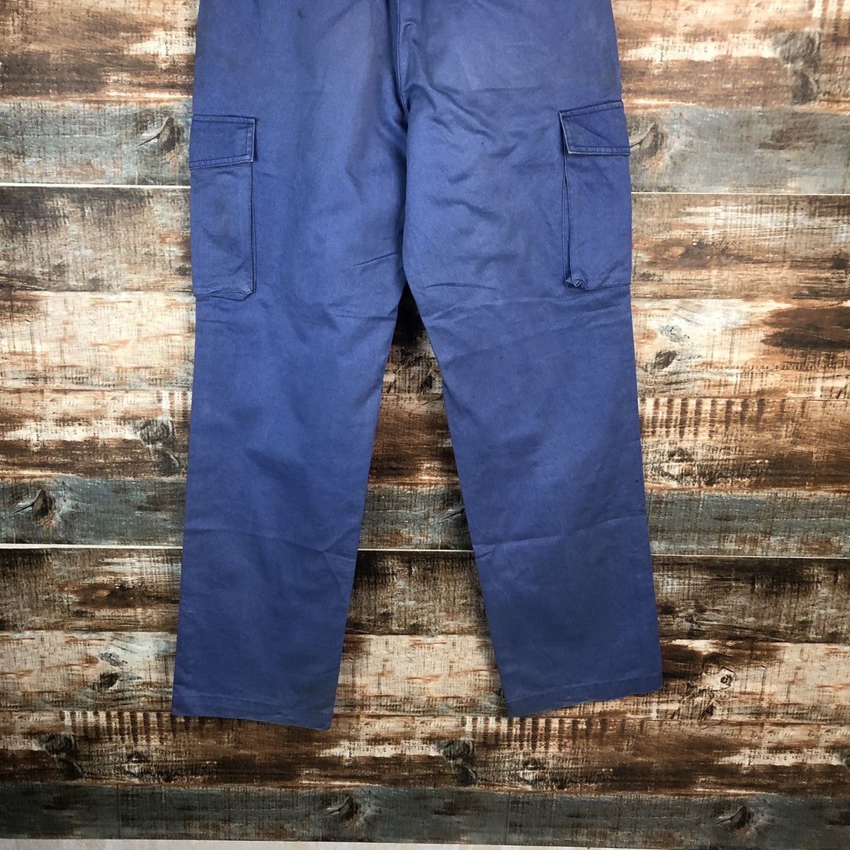 Japanese Brand DL After O Blue Cargo Multipocket Pants #C1227 Size US 29 - 17 Thumbnail