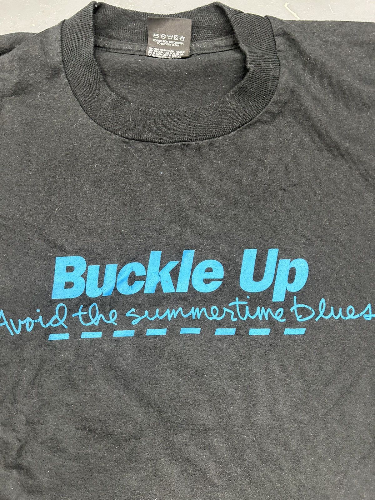 Vintage Vintage 90s Essential Black Humor Script Saying Tee Shirt Size US L / EU 52-54 / 3 - 2 Thumbnail