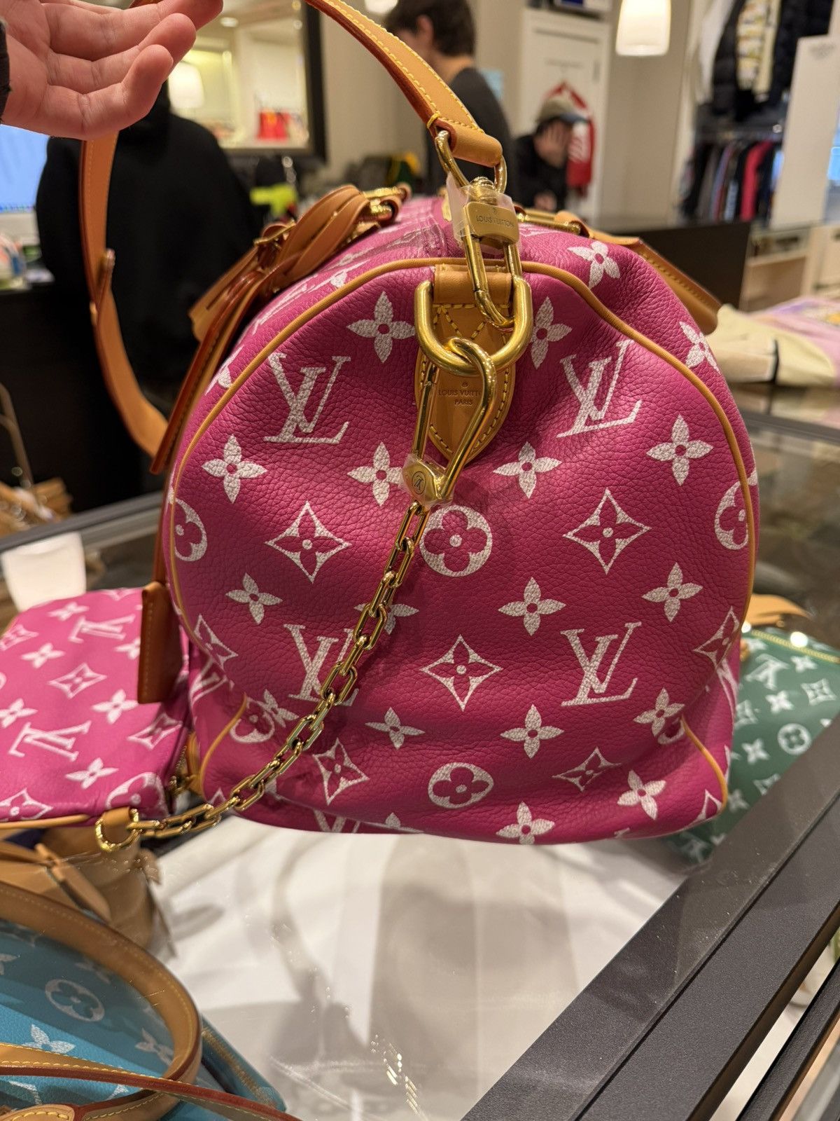 Louis Vuitton Louis Vuitton P9 Speedy 40 Bandouliere Pink Agate Size ONE SIZE - 7 Thumbnail