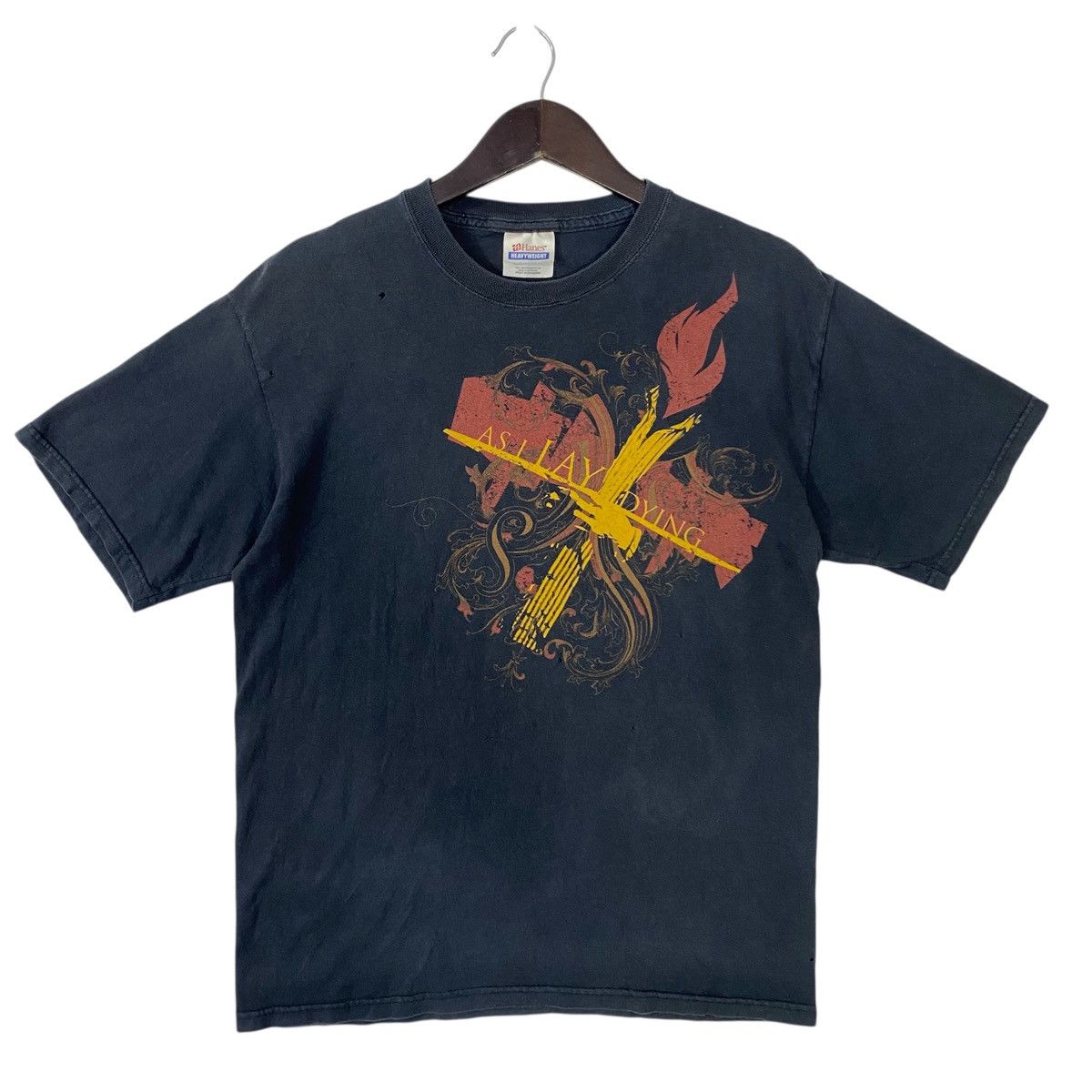 Band Tees 💥VINTAGE As I Lay Dying metalcore band tour tee shirt Size US M / EU 48-50 / 2 - 1 Thumbnail