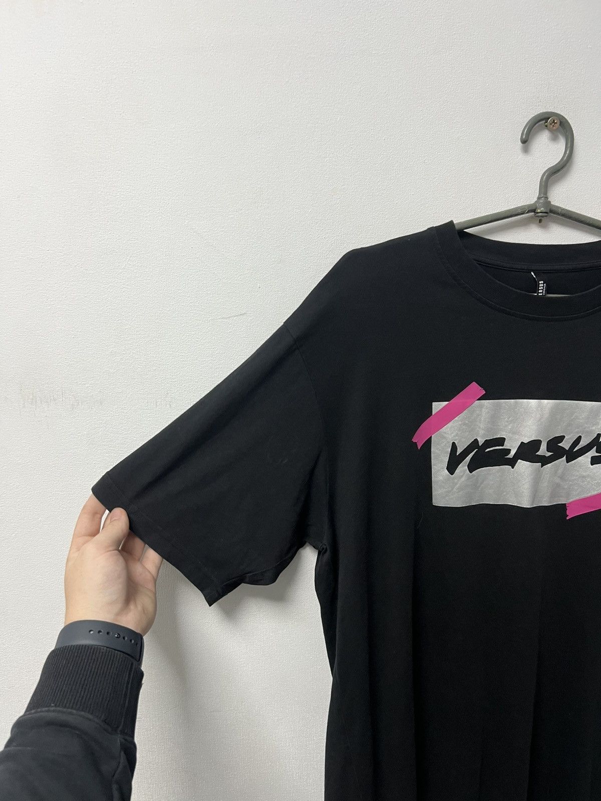 Versace Mens T Shirt Versace Versus Big Logo Size L Size US L / EU 52-54 / 3 - 3 Thumbnail