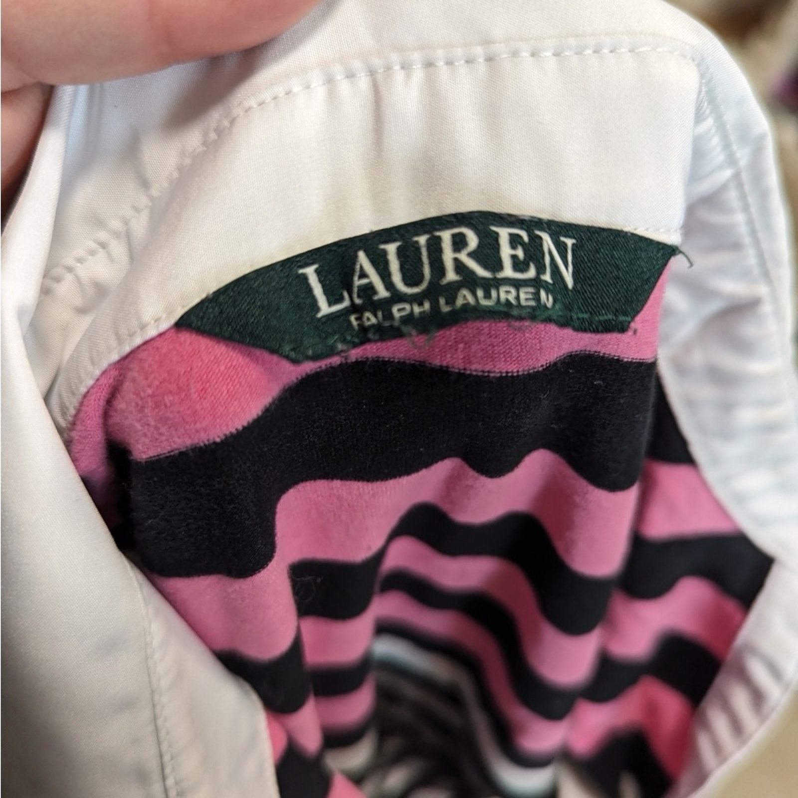 Lauren Ralph Lauren Ralph Lauren Striped Polo Shirt Size M / US 6-8 / IT 42-44 - 2 Thumbnail