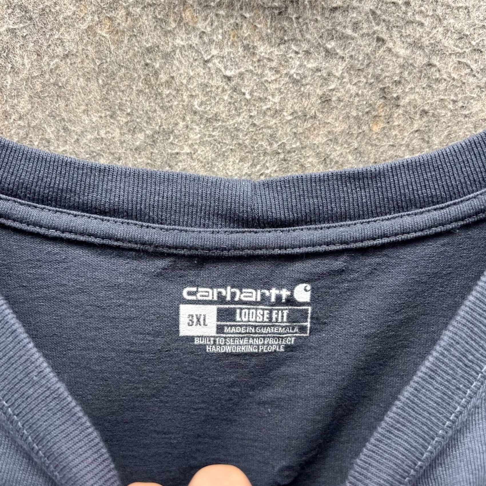 Carhartt Carhartt Shirt Mens 3XL Blue Casual Tee Pocket Logo Short Sleeve T-Shirt Mens Blue Carhartt K87 Vintage No Size US XXL / EU 58 / 5 - 6 Thumbnail