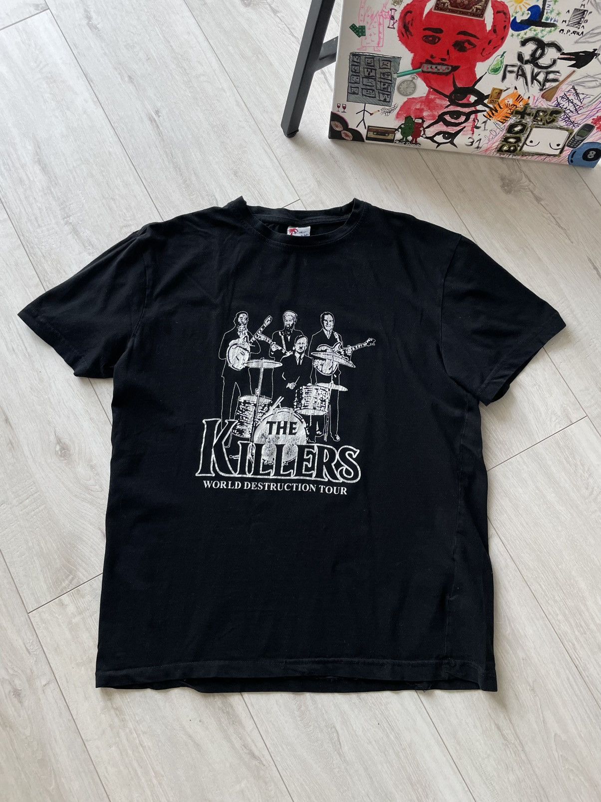 Band Tees Vintage 00’s The killers World Destruction Tour T Shirt RARE Size US M / EU 48-50 / 2 - 1 Thumbnail