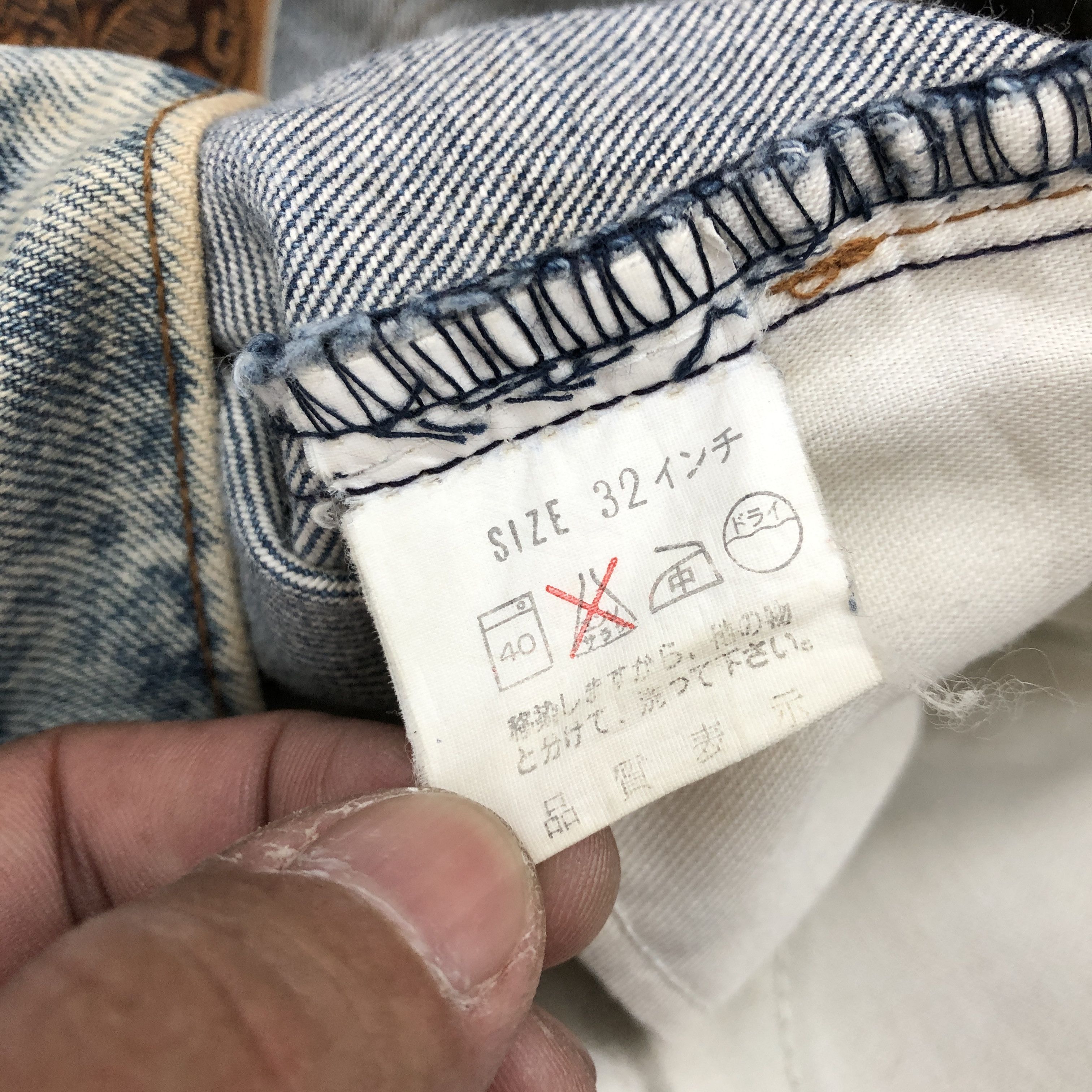 Levi's Vintage Levis Acid Wash Jeans Levi's 730 Orange Tab Denim Size US 30 / EU 46 - 9 Thumbnail