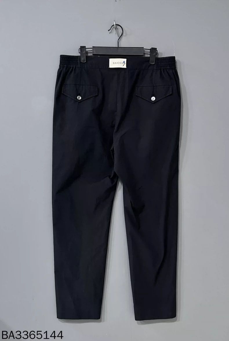 Gucci Gucci Double-necked black casual pants 2502-Nextarrow Size US 32 / EU 48 - 1 Thumbnail