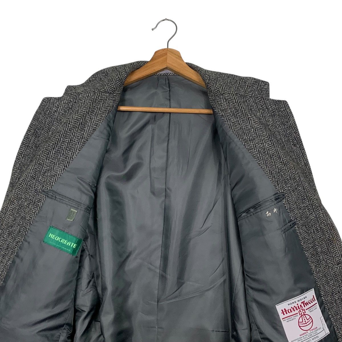 Harris Tweed Harris Tweed Herringbone Wool Casual Jacket Size US L / EU 52-54 / 3 - 12 Thumbnail