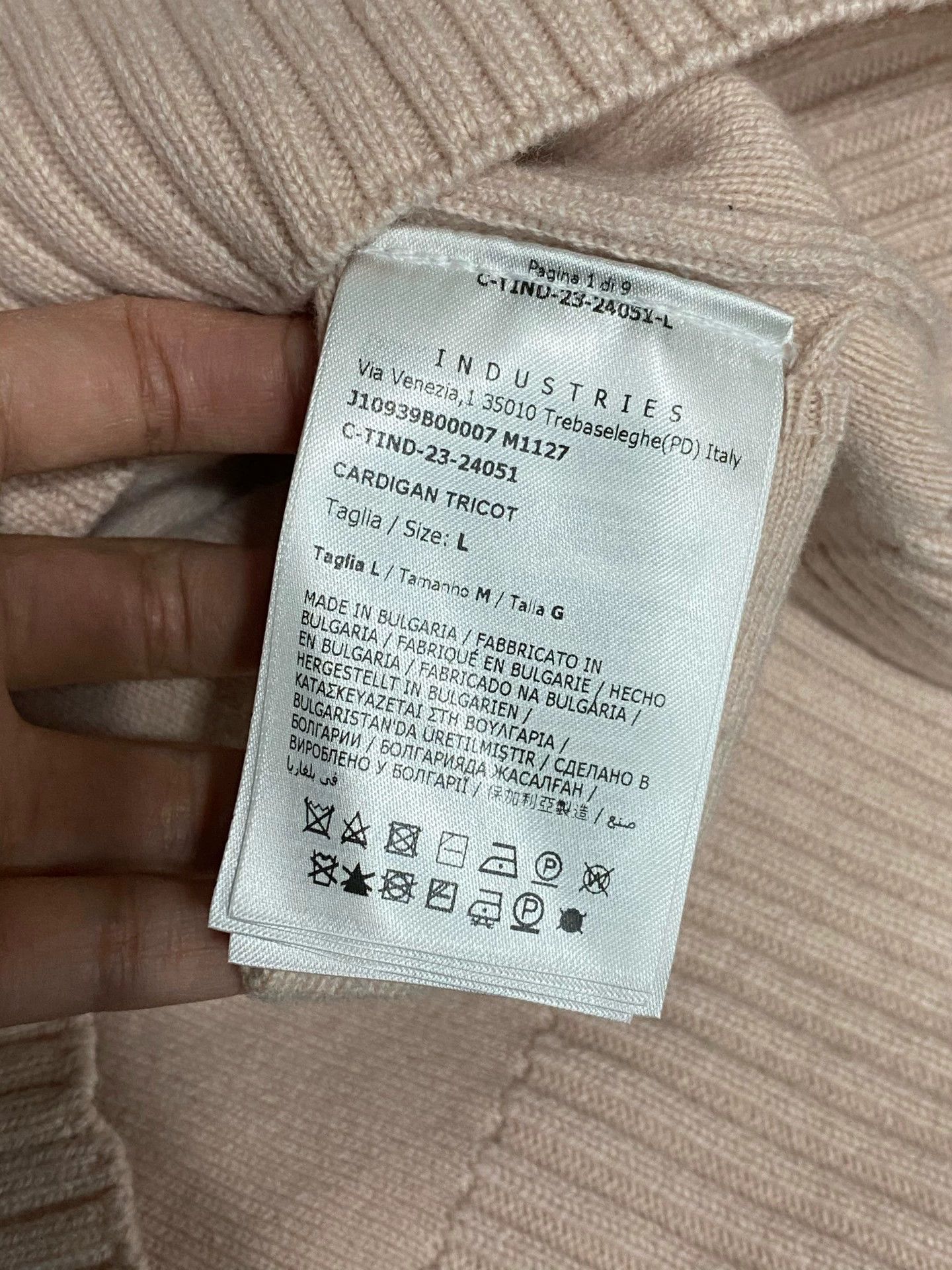 Moncler Moncler Wmns Sakura Pink Hooded Wool-Cashmere Cardigan Size L / US 10 / IT 46 - 7 Thumbnail