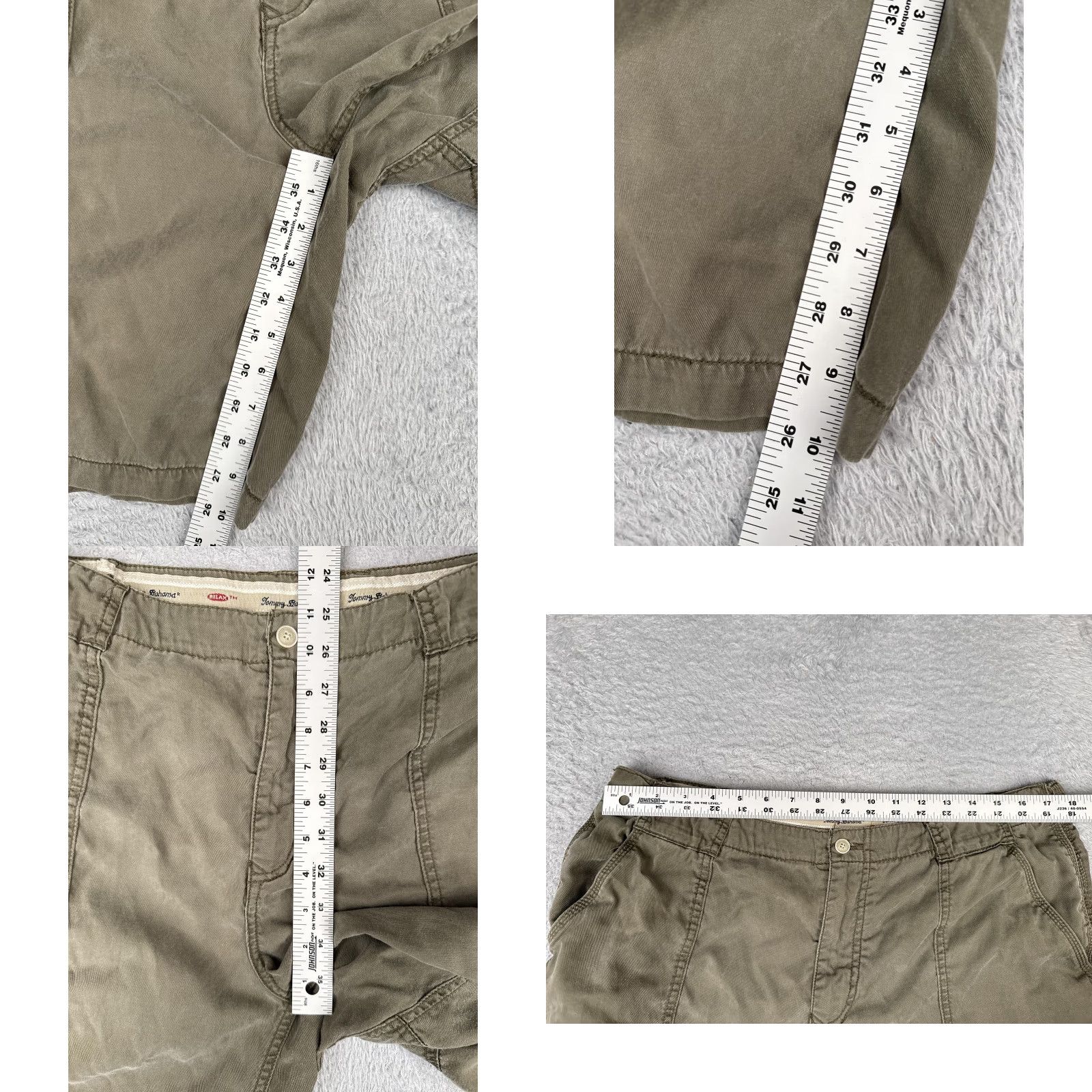 Tommy Bahama VINTAGE? No. Tommy Bahama Shorts Men 38 Olive Green Relax Cotton Blend Utility Pockets Casual Size US 38 / EU 54 - 8 Thumbnail