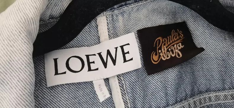 Loewe LOEWE Printed denim jacket coat Size S / US 4 / IT 40 - 2 Thumbnail