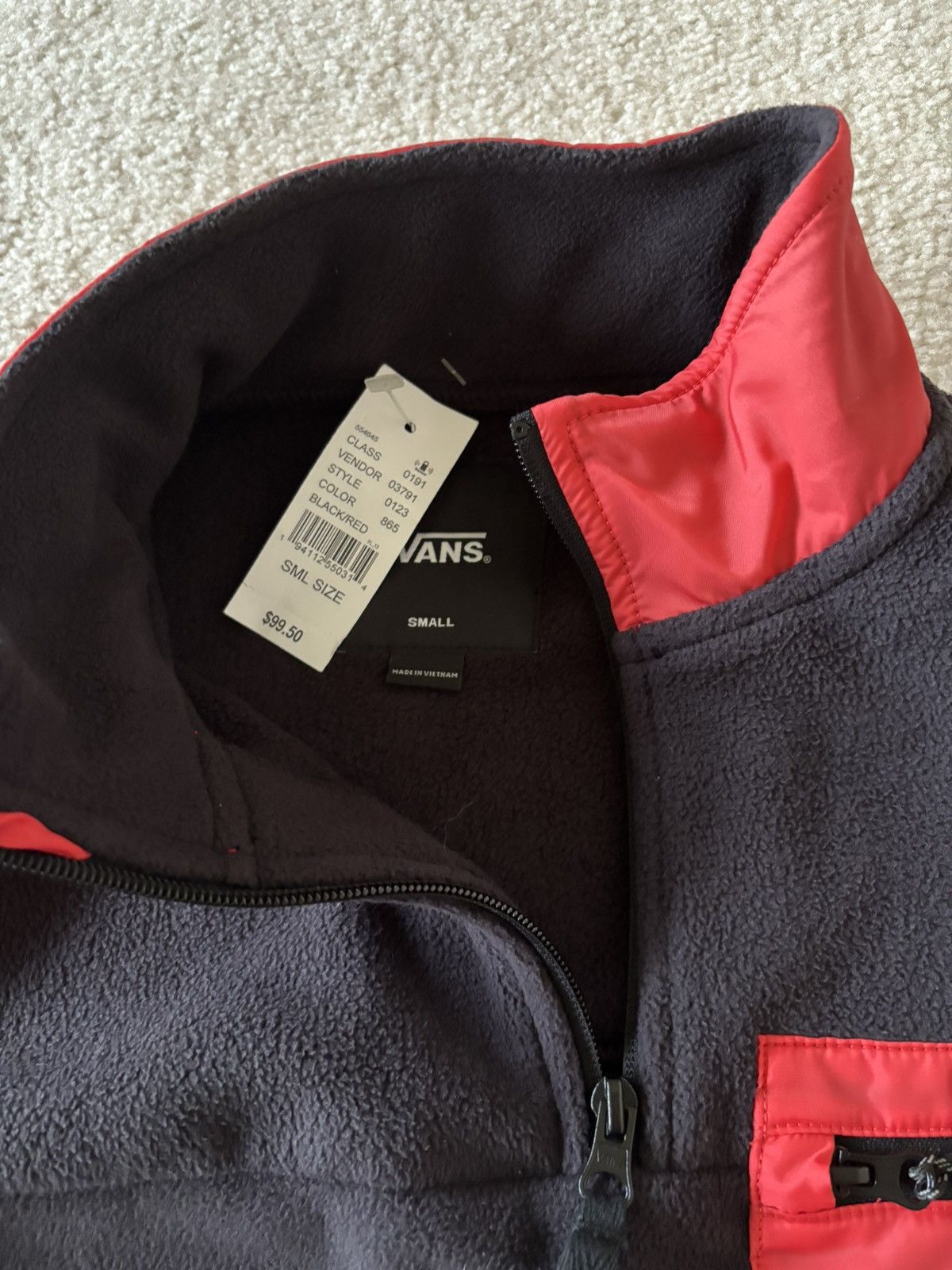 Vans Half zip fleece pullover Size US S / EU 44-46 / 1 - 3 Thumbnail