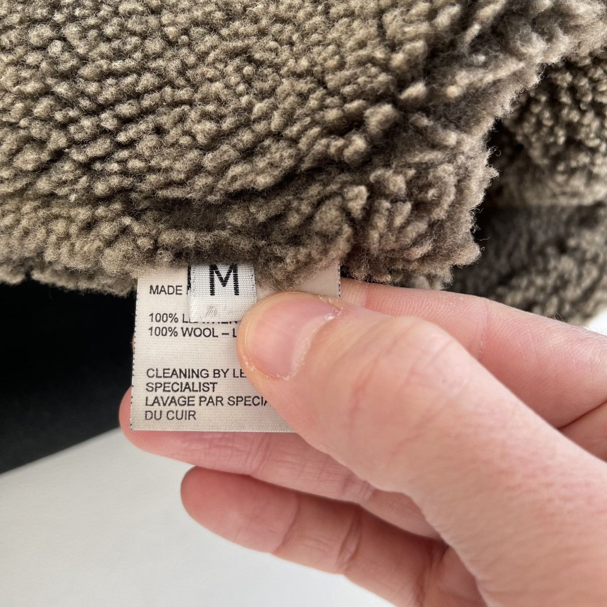 Ann Demeulemeester Early 2000s Black/Brown Shearling Jacket Size US M / EU 48-50 / 2 - 13 Thumbnail