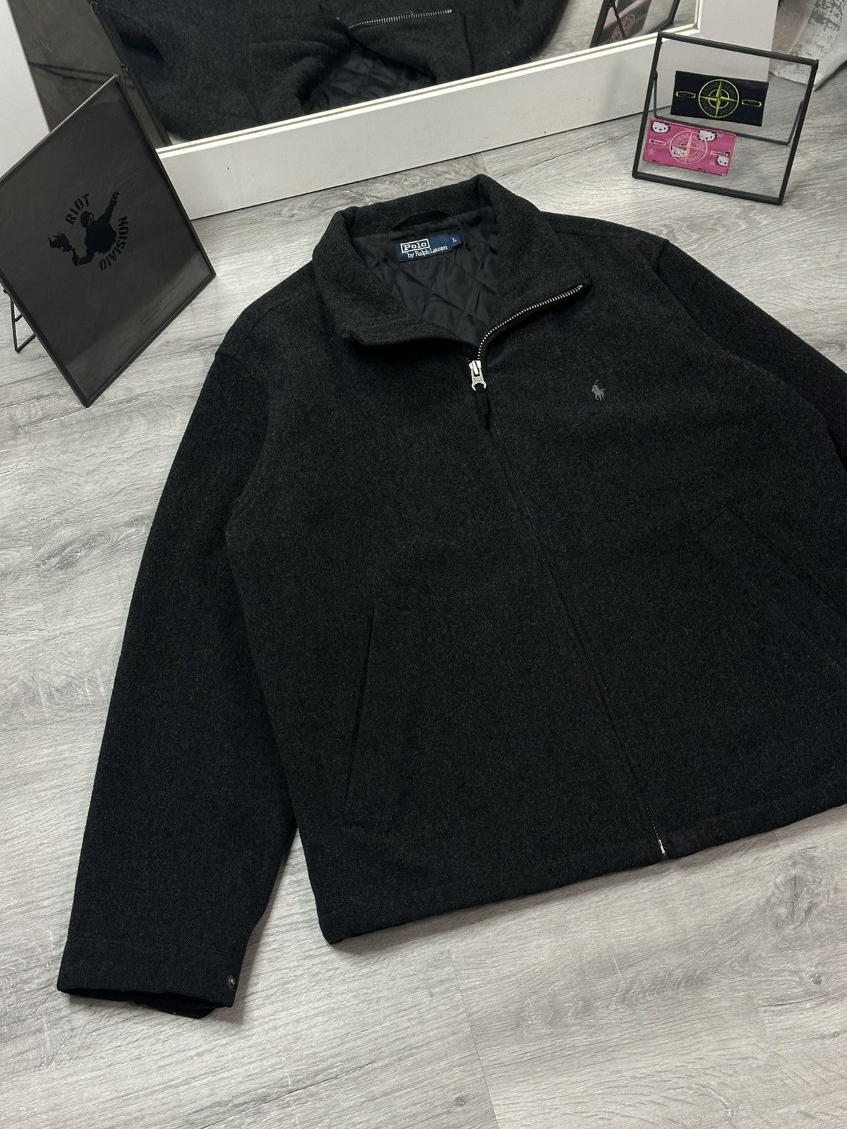 Polo Ralph Lauren × Vintage Polo Ralph Lauren vintage wool bomber jacket Size US L / EU 52-54 / 3 - 12 Thumbnail