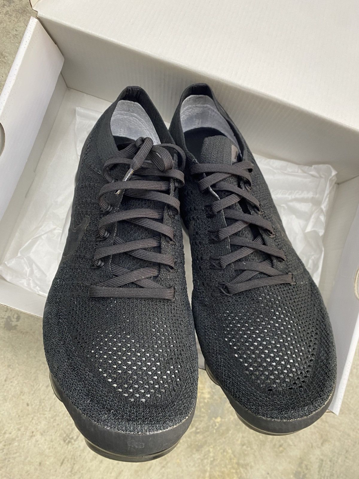 Nike Nike Vapormax Flyknit Air Black Size US 10.5 / EU 43-44 - 5 Thumbnail