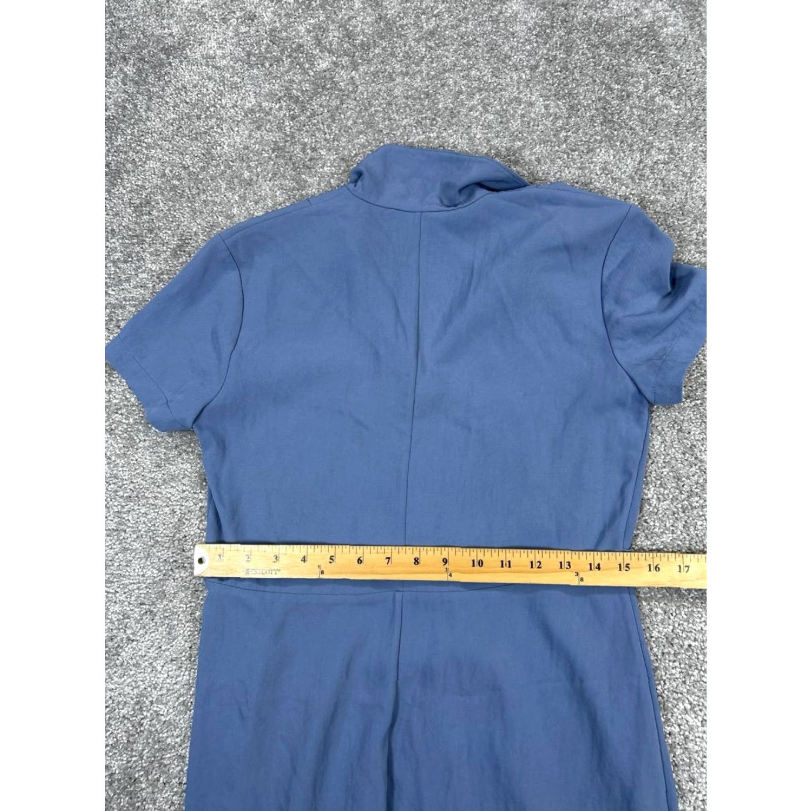 Everlane Everlane Dress Womens 0 Blue Wrap Blouson Size XS / US 0-2 / IT 36-38 - 7 Thumbnail