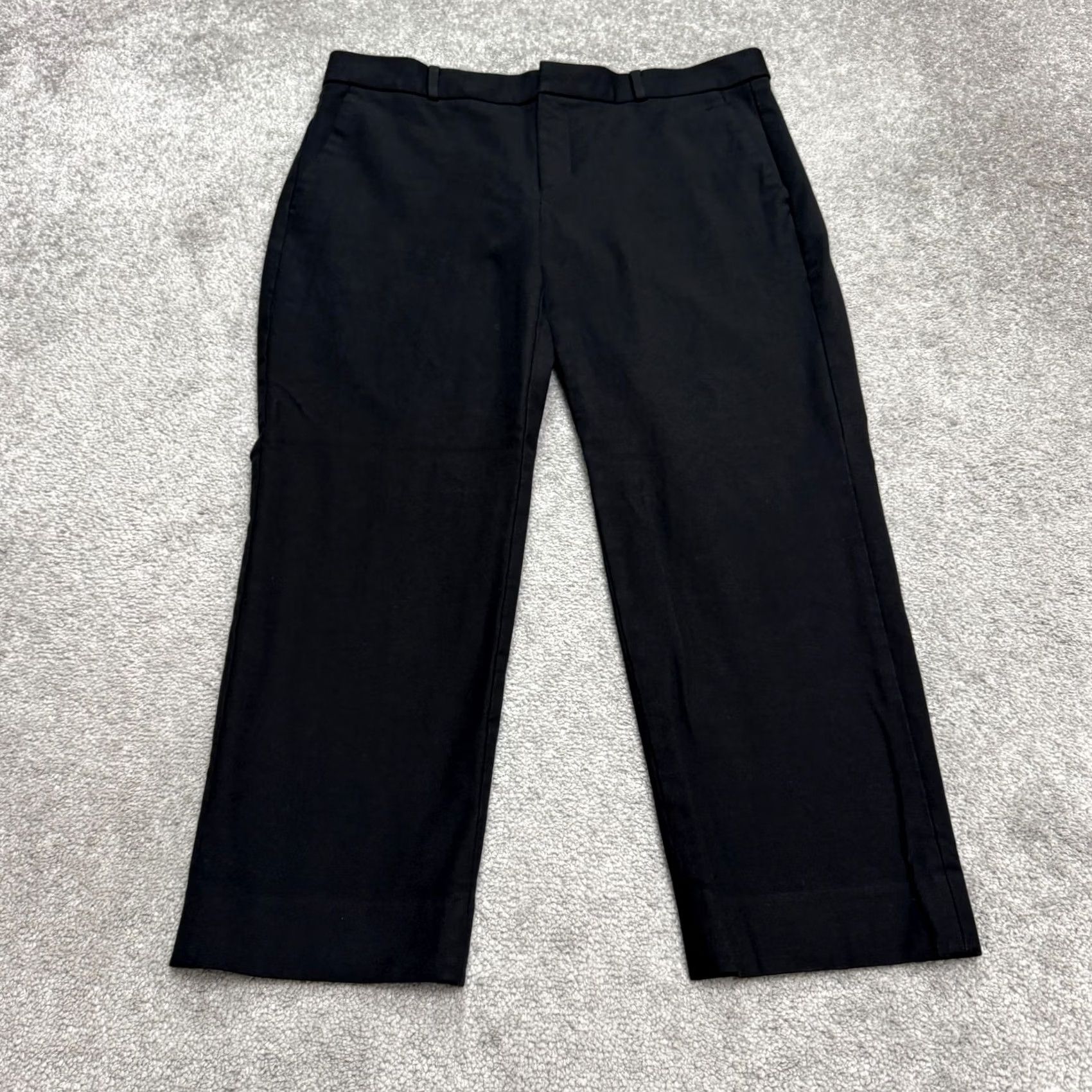 Banana Republic Banana Republic Avery Straight Ankle Trouser Pants Womens 16 XL Black Work 35x25 Men's? Size 32" / US 10 / IT 46 - 2 Thumbnail