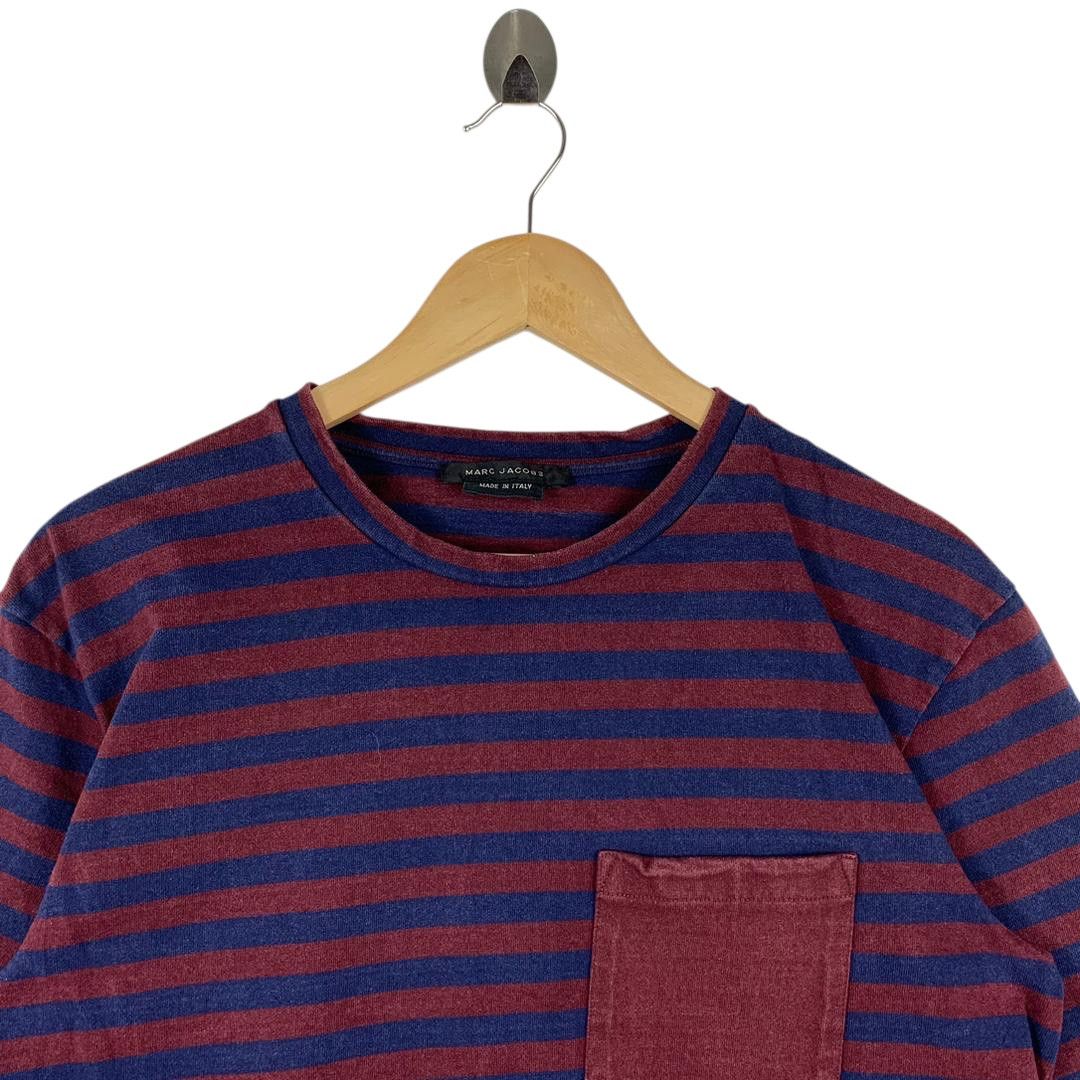 Marc Jacobs Marc Jacobs Made In Italy Striped Pocket Long Sleeve Tee Size US M / EU 48-50 / 2 - 2 Thumbnail