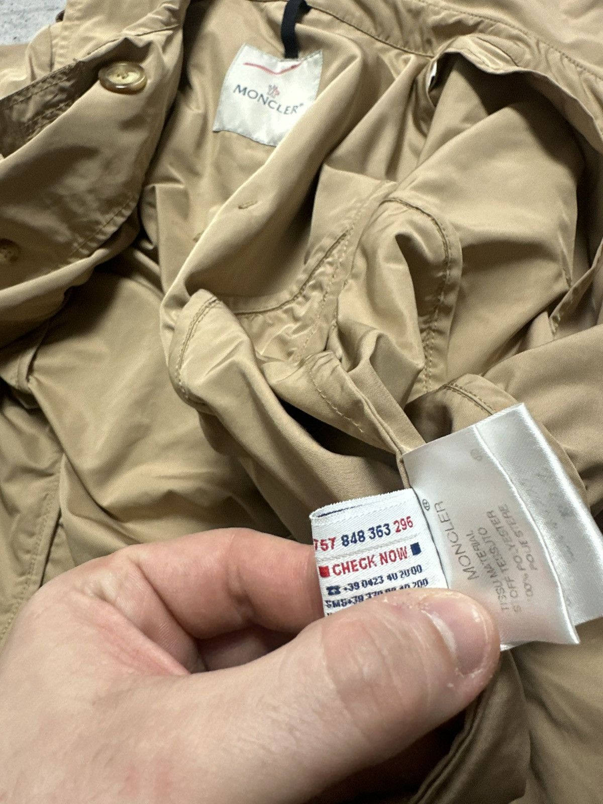 Moncler Moncler Nerine Archive Luxury Jacket Double Breasted Trench Size S / US 4 / IT 40 - 13 Thumbnail