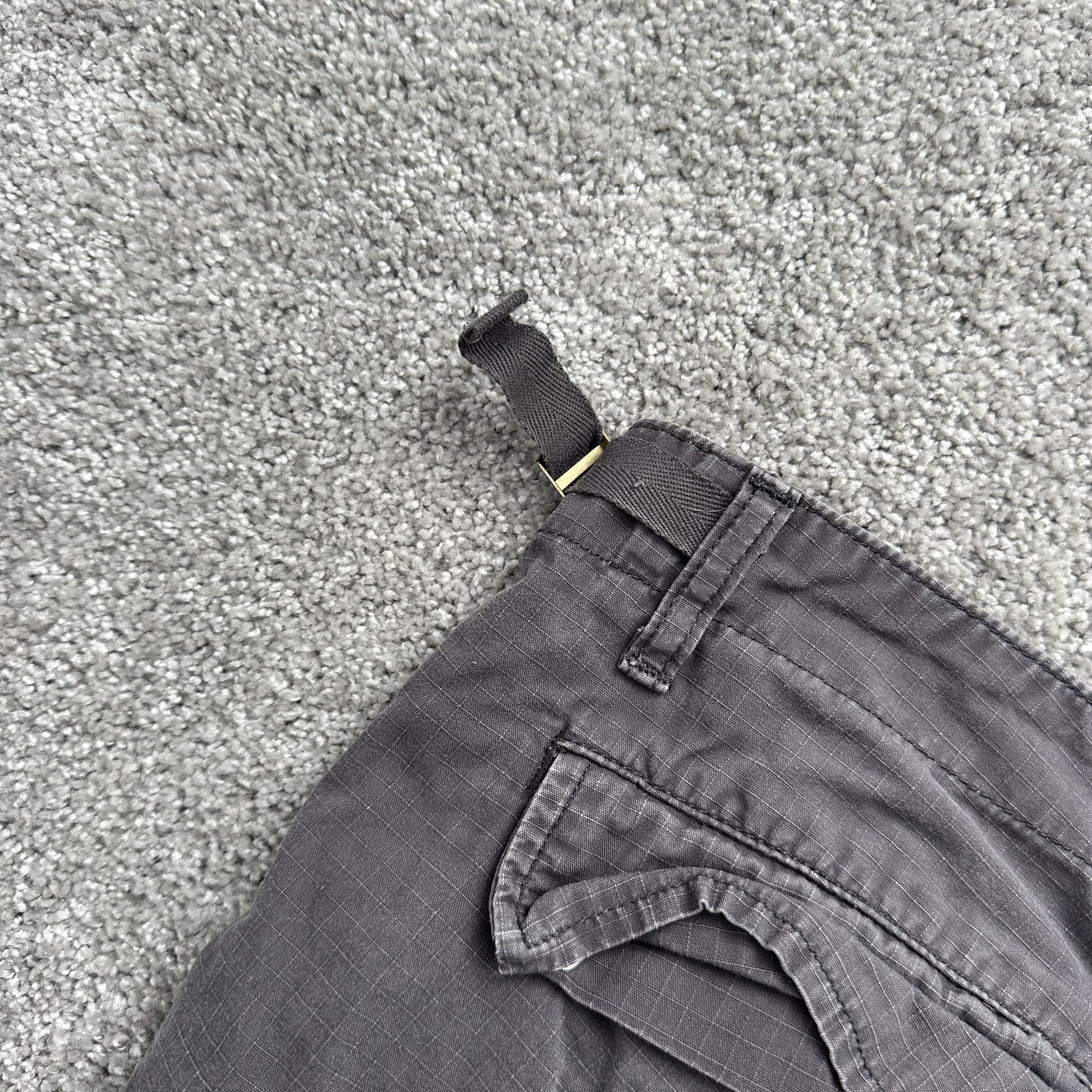 Carhartt Carhartt Vintage Black Denim Cargo Patch Streetwear Pants Size US 36 / EU 52 - 6 Thumbnail