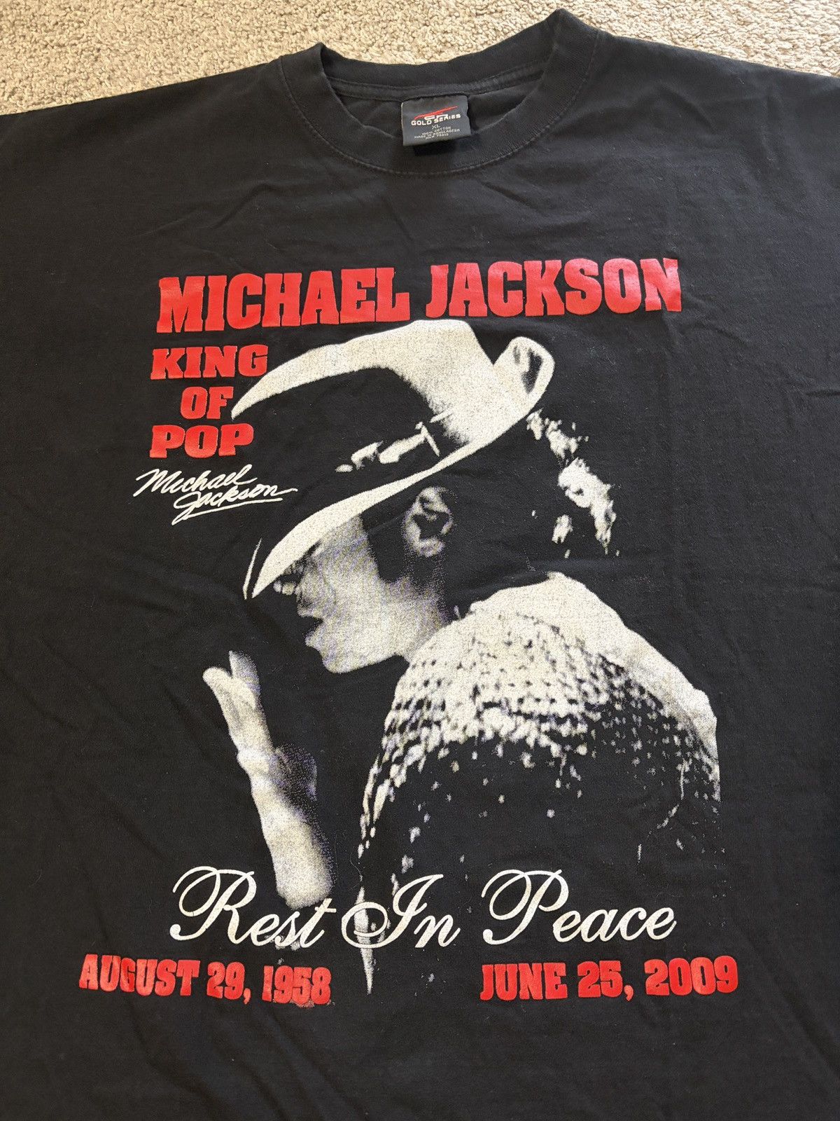 Michael Jackson Vintage Y2K Michael Jackson Memorial Graphic T Shirt Size XL Size US XL / EU 56 / 4 - 1 Thumbnail