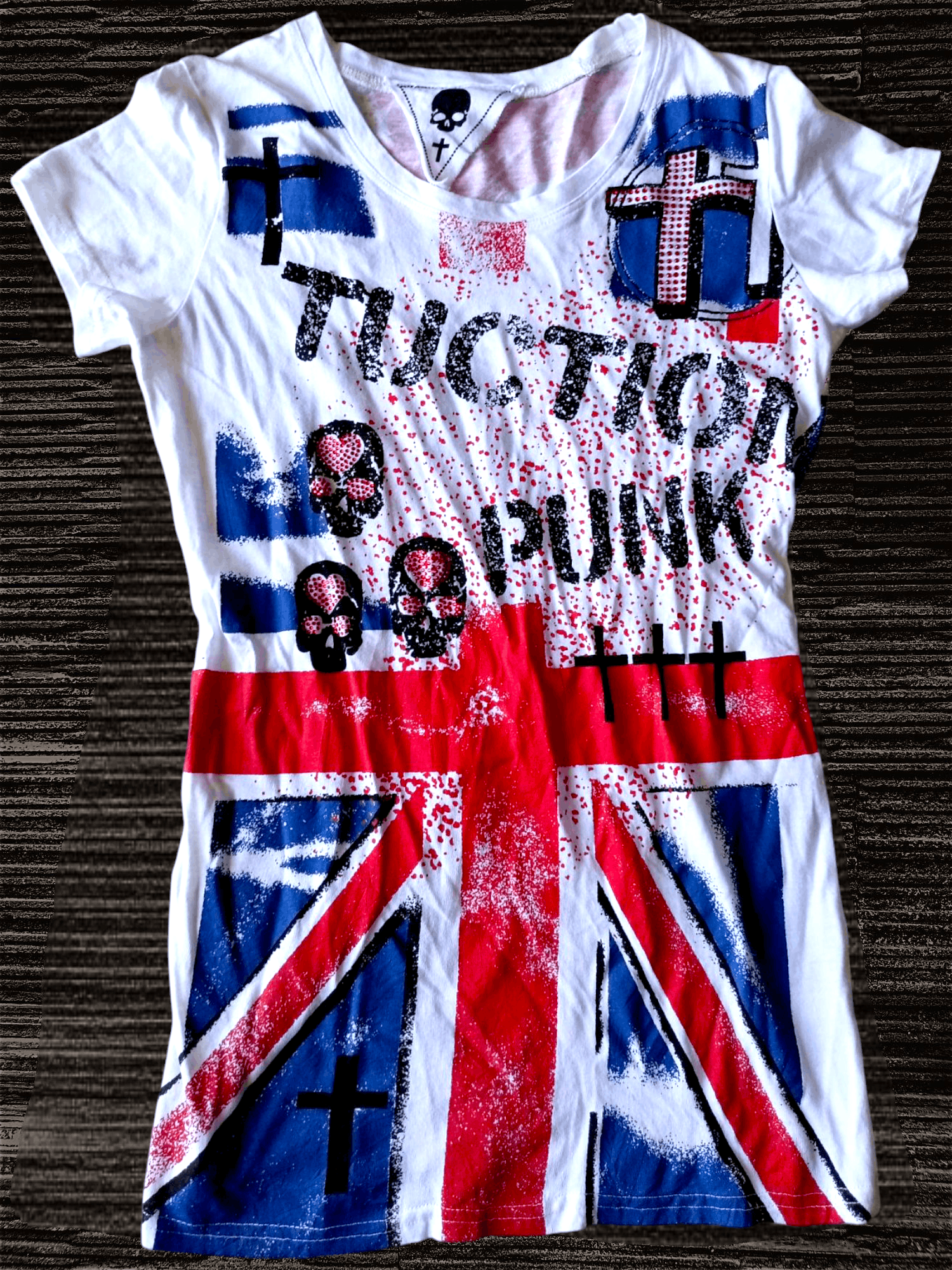 Japanese Brand Tuction Punk Short Sleevess Tsirth Size US M / EU 48-50 / 2 - 11 Thumbnail