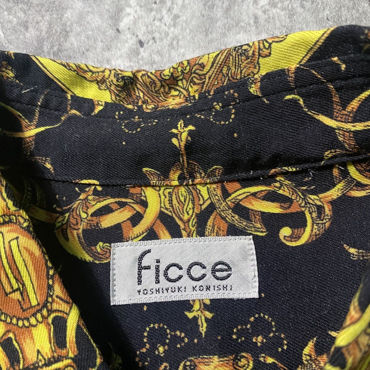 Other Vintage Ficce Yoshiyuki Konishi Designer Japan Print Shirt Size US L / EU 52-54 / 3 - 7 Thumbnail