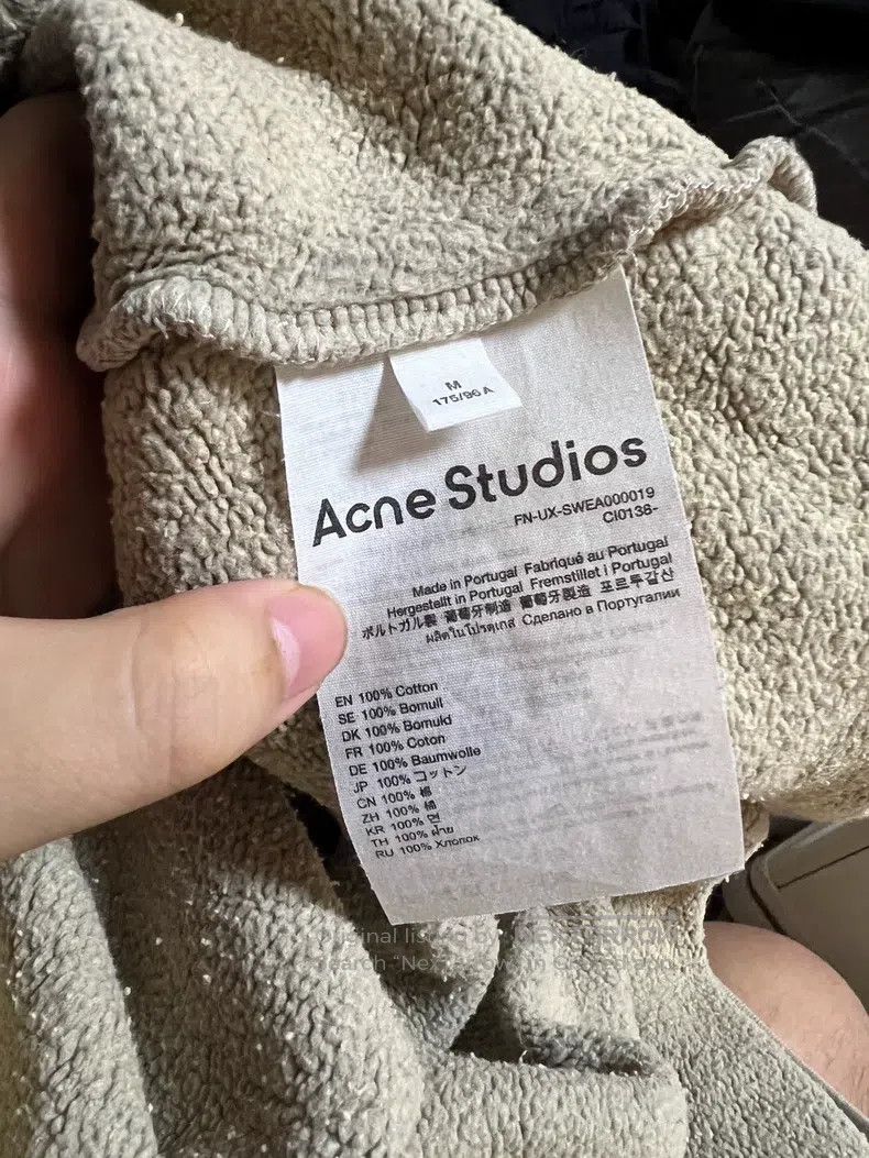 Acne Studios Acne Studios FW23 Solid Color Hooded Loose Pullover Long S Size US M / EU 48-50 / 2 - 4 Thumbnail