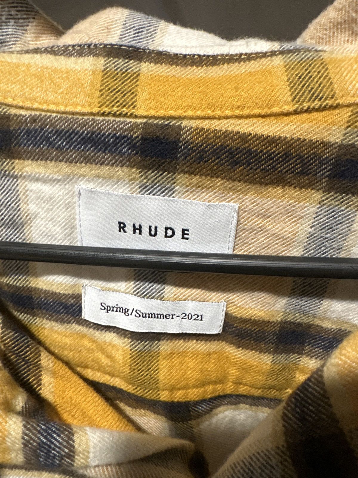 Rhude 21 Rhude Button Down Flannel Shirt Size US M / EU 48-50 / 2 - 3 Thumbnail