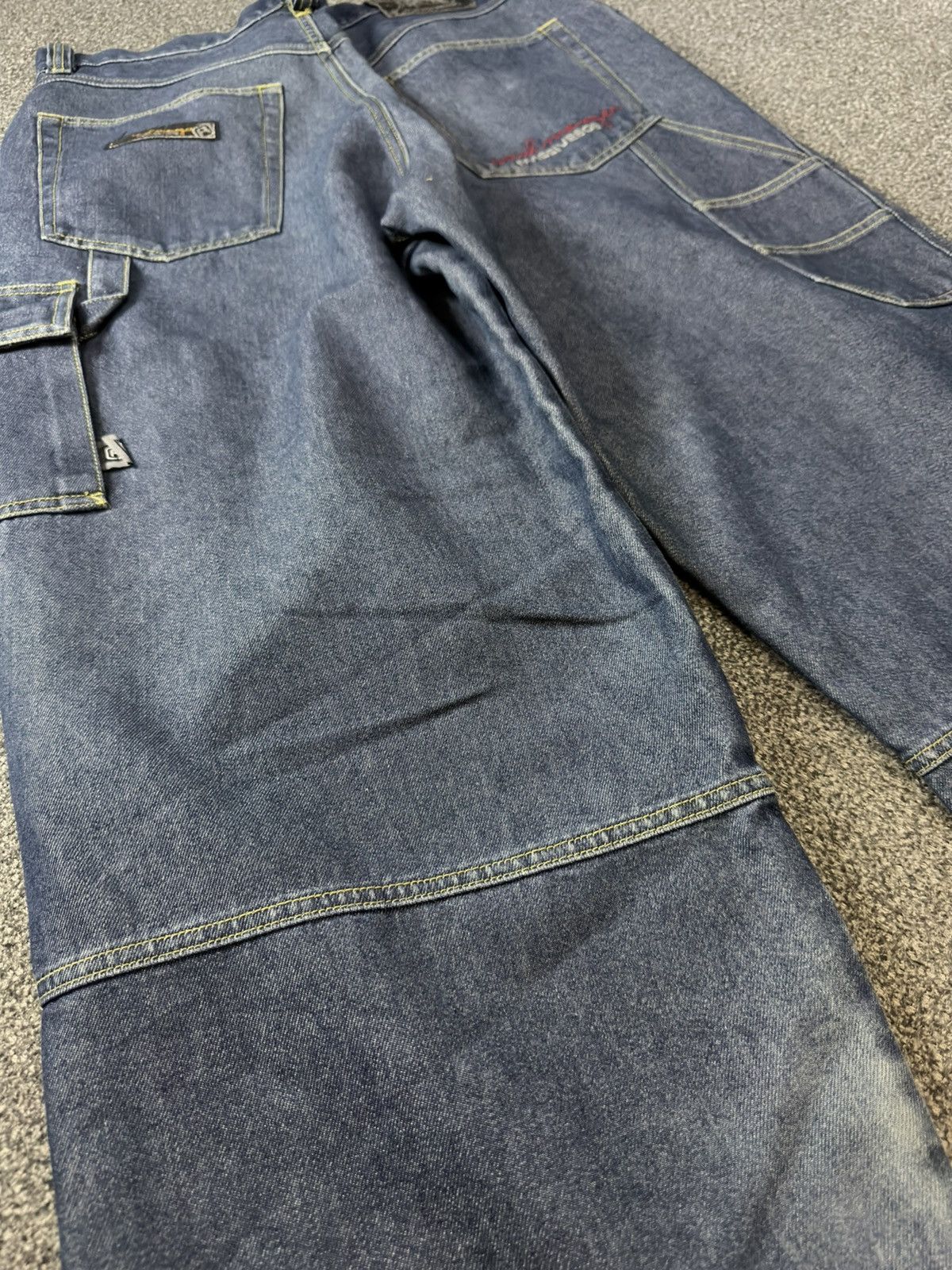 Hypebeast Archive ‼️ Baggy Frerky Soul Massive y2k Heavy Denim Jeans Size US 34 / EU 50 - 11 Thumbnail