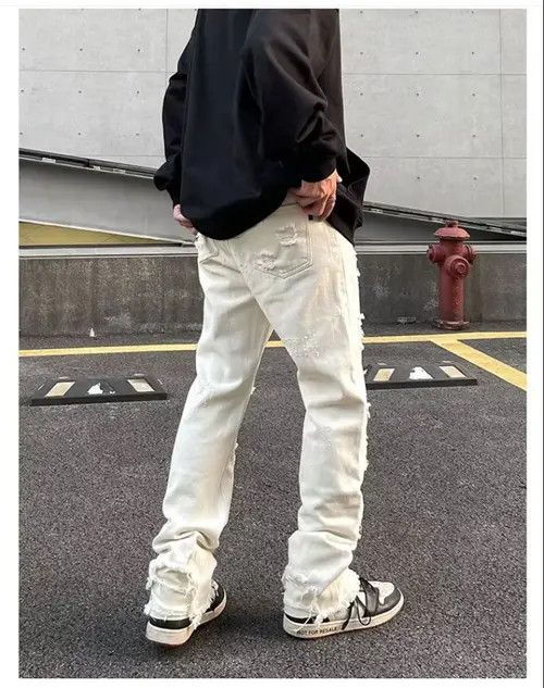 Japanese Brand fringed jeans Size US 30 / EU 46 - 2 Thumbnail