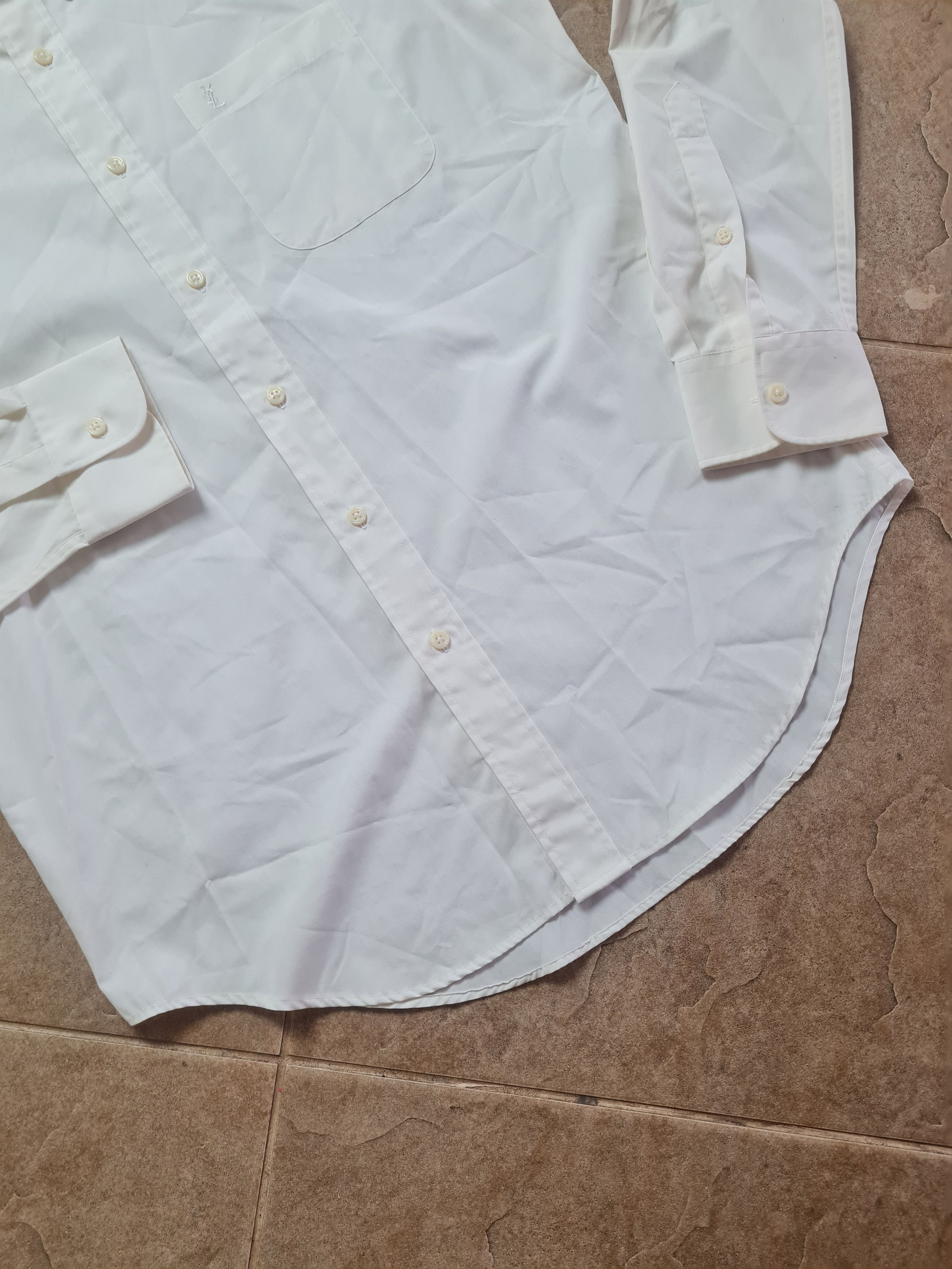 Yves Saint Laurent Vintage YSL Shirt Cotton Yves Saint Laurent Shirtsleeve 90s Size US M / EU 48-50 / 2 - 11 Thumbnail