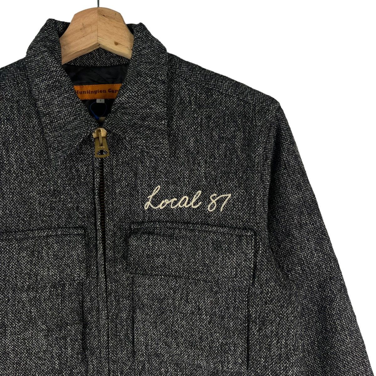 Japanese Brand × Vintage 🔥VINTAGE BIKER JACKET HUNTINGTON GARAGE JAPAN ISSEY MIYAKE Size US M / EU 48-50 / 2 - 6 Thumbnail