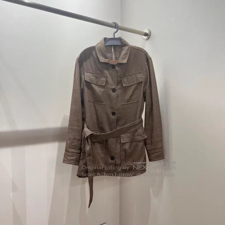 Brunello Cucinelli Brunello Cucinelli Women's linen and wool blend jacket Size XS / US 0-2 / IT 36-38 - 1 Thumbnail