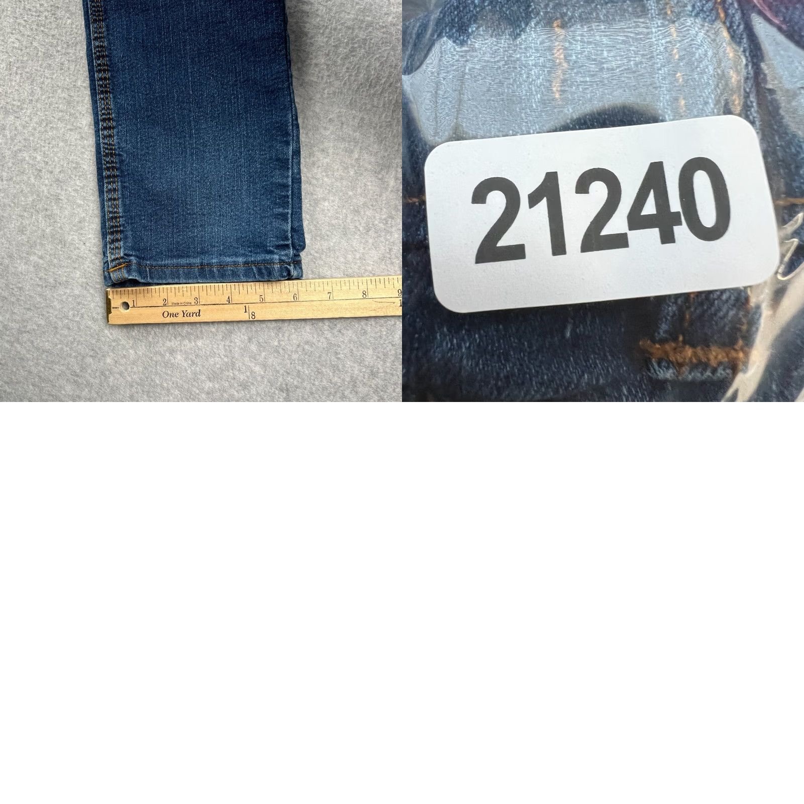 Vintage Origin Delta 68 Fighter Fit Jeans Mens 30x30 Blue Denim USA Made Stretch Pants Size US 30 / EU 46 - 8 Thumbnail