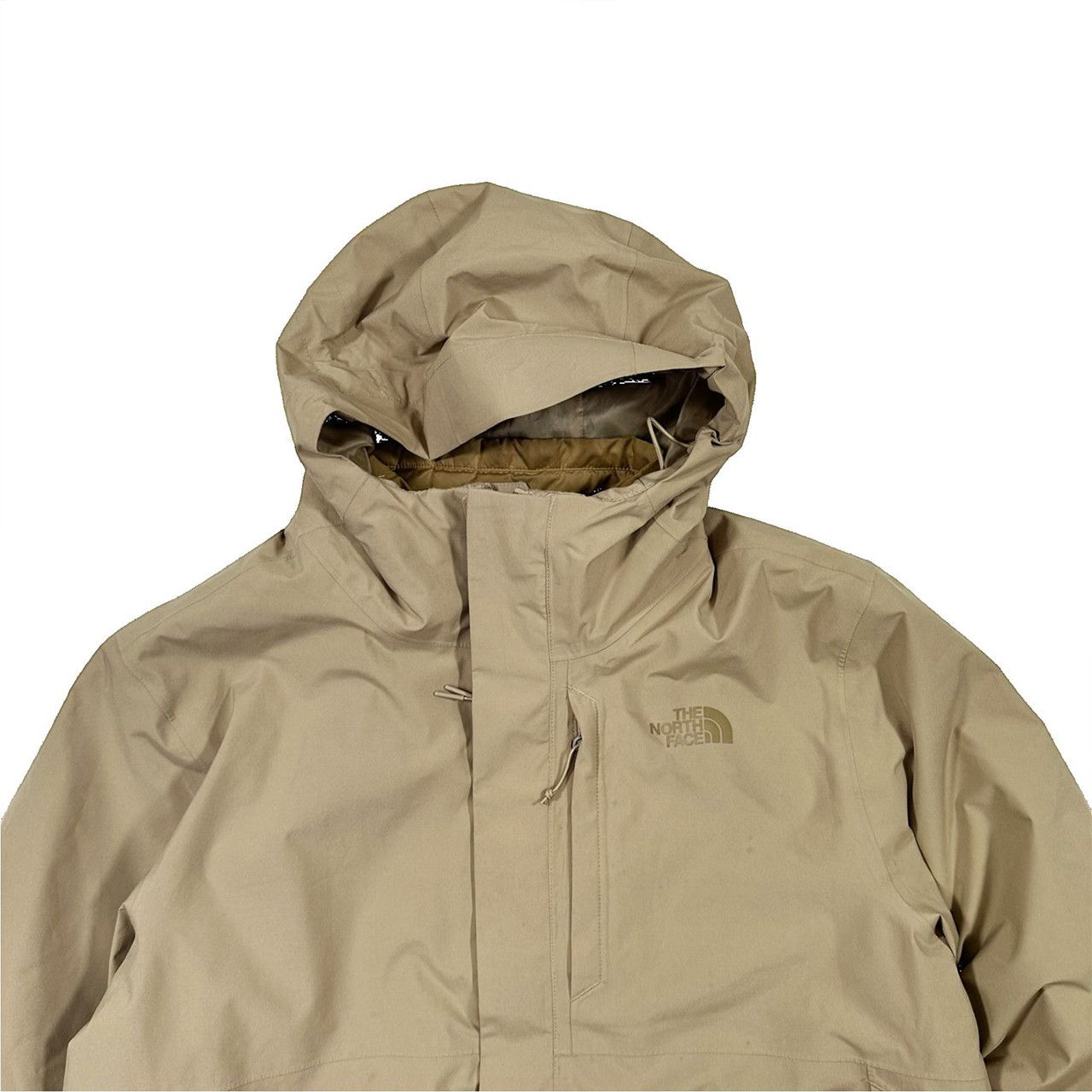 Vintage Authentic The North Face Like New Beige Longline Jacket Size US XL / EU 56 / 4 - 2 Thumbnail