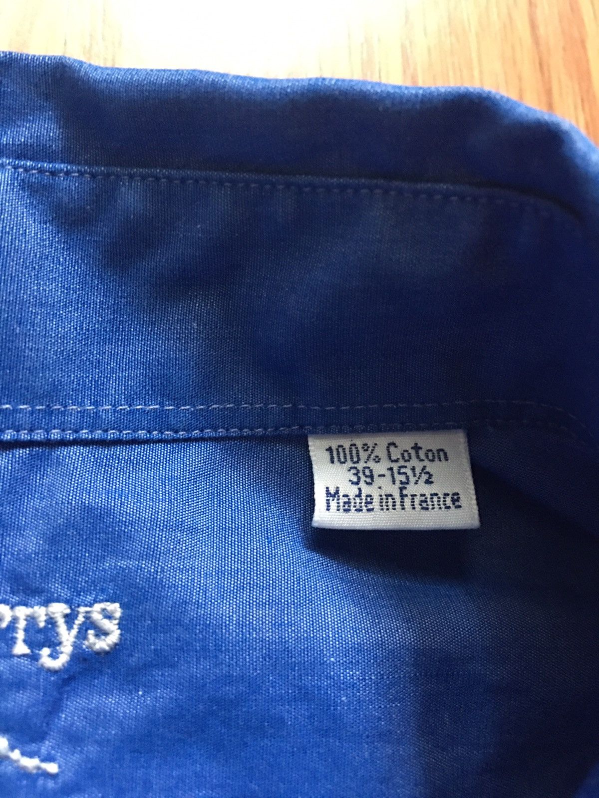 Burberry Burberrys Blue Cotton Elegant Shirt Size 15.5 / 39 Size 40S - 10 Thumbnail