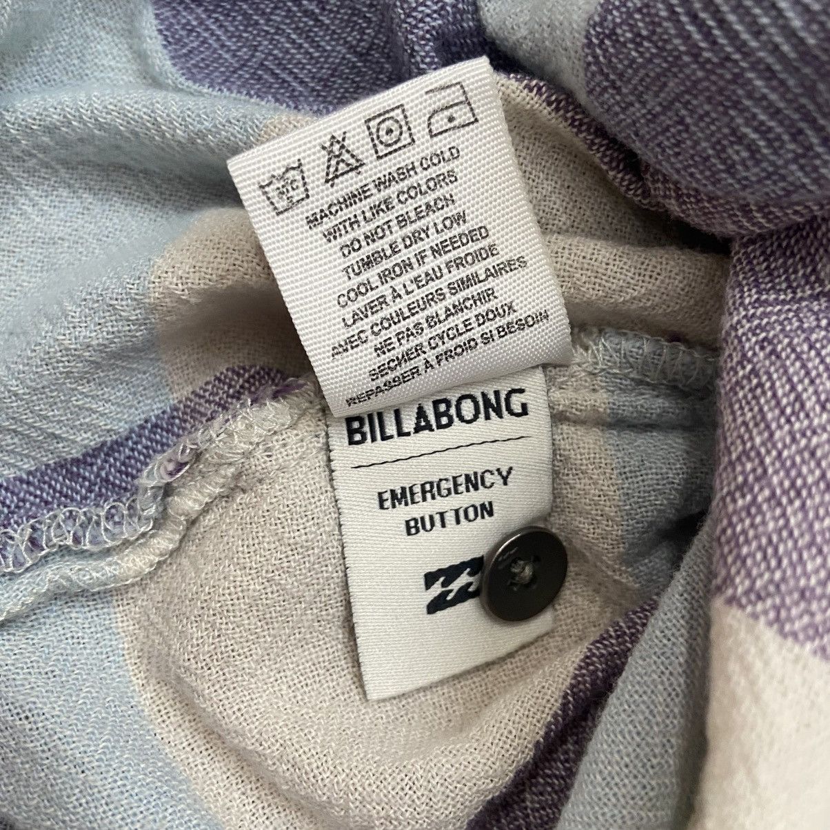Billabong Billabong Pastel Plaid Surfer Button Up Shirt Women’s Large Size L / US 10 / IT 46 - 12 Thumbnail