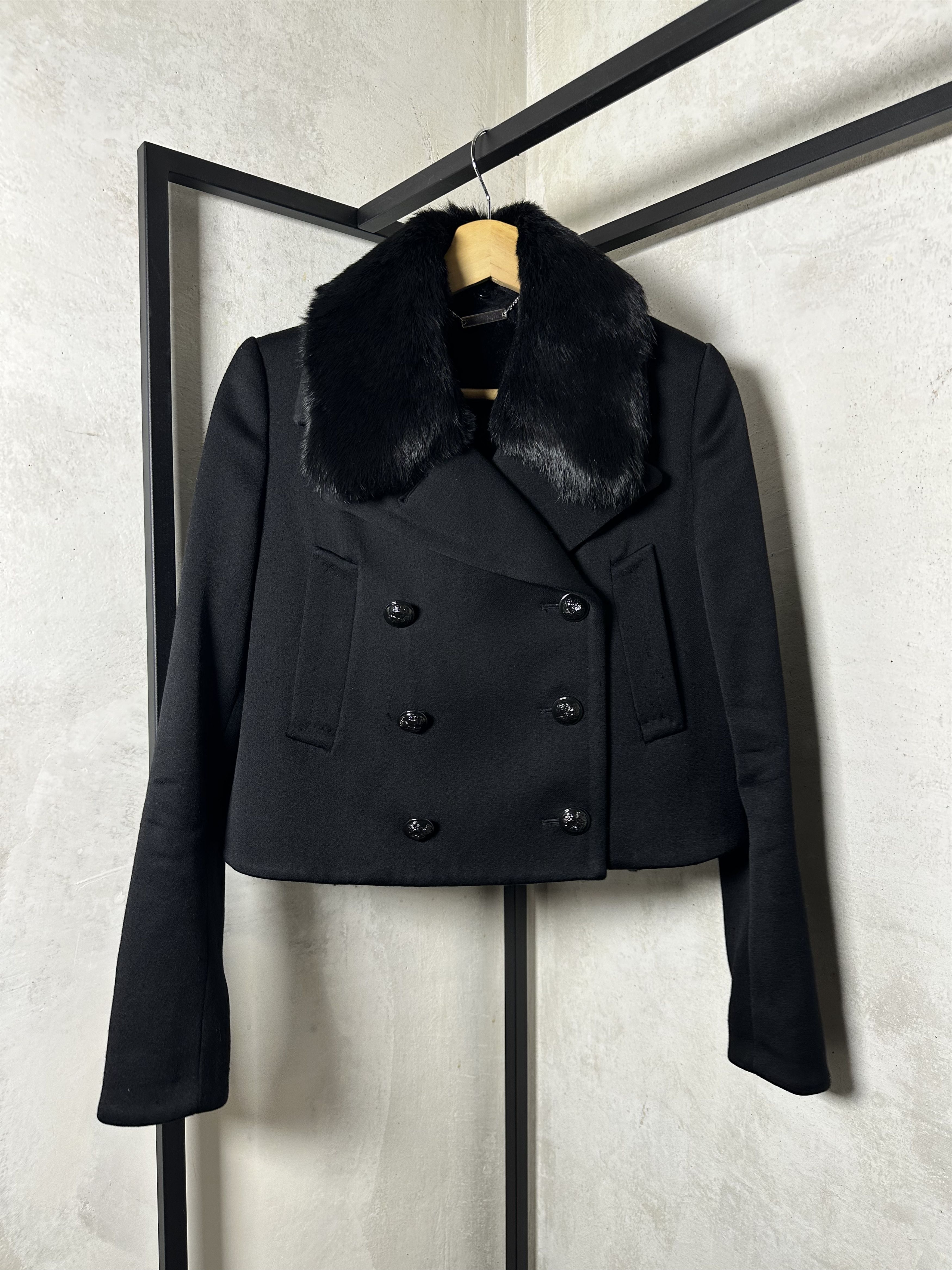 Alexander McQueen Alexander McQueen FW08 Mink and Cashmere Evening Jacket Size S / US 4 / IT 40 - 5 Thumbnail