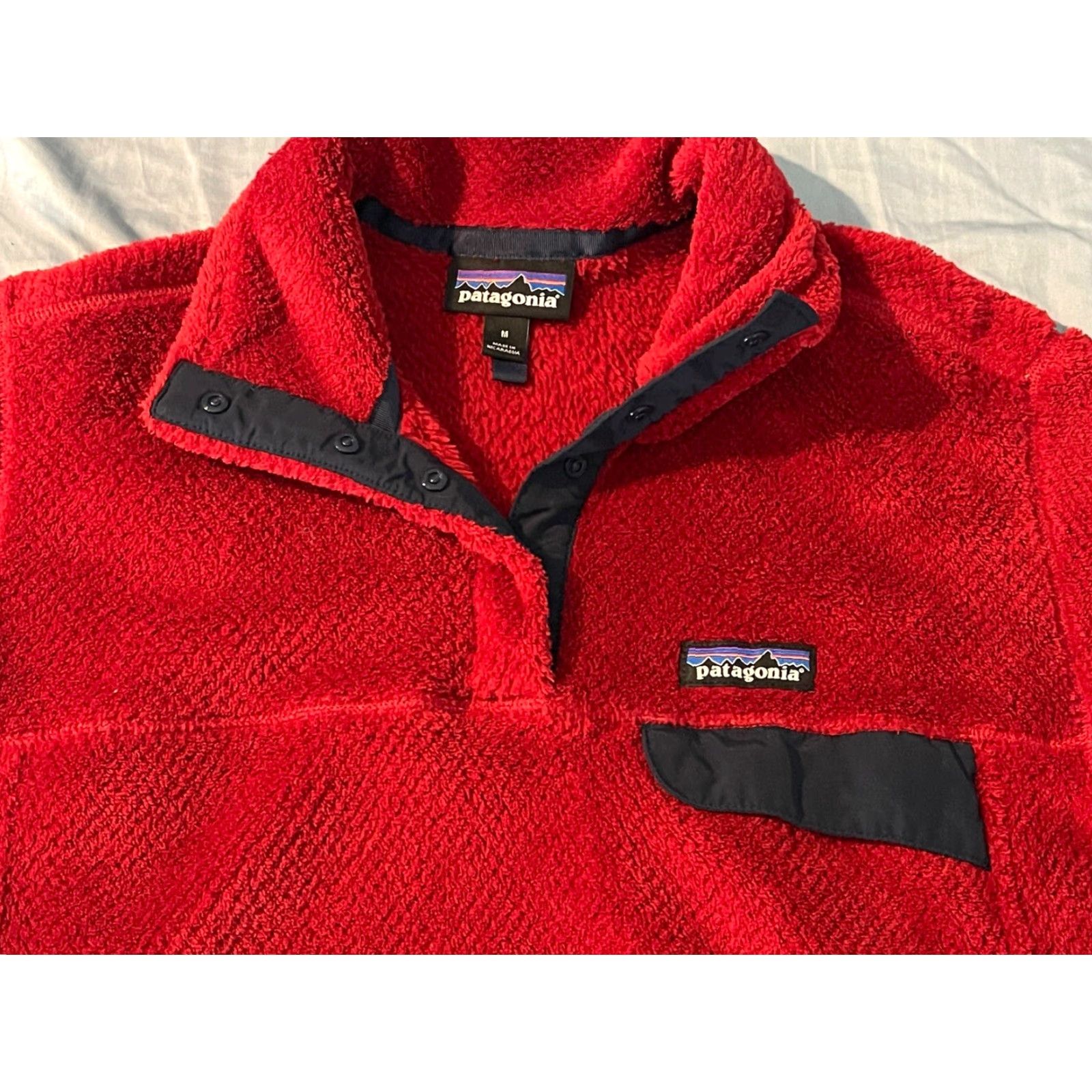 Patagonia Patagonia Snap-T Fleece Jacket Women's M Red Pullover Size M / US 6-8 / IT 42-44 - 2 Thumbnail