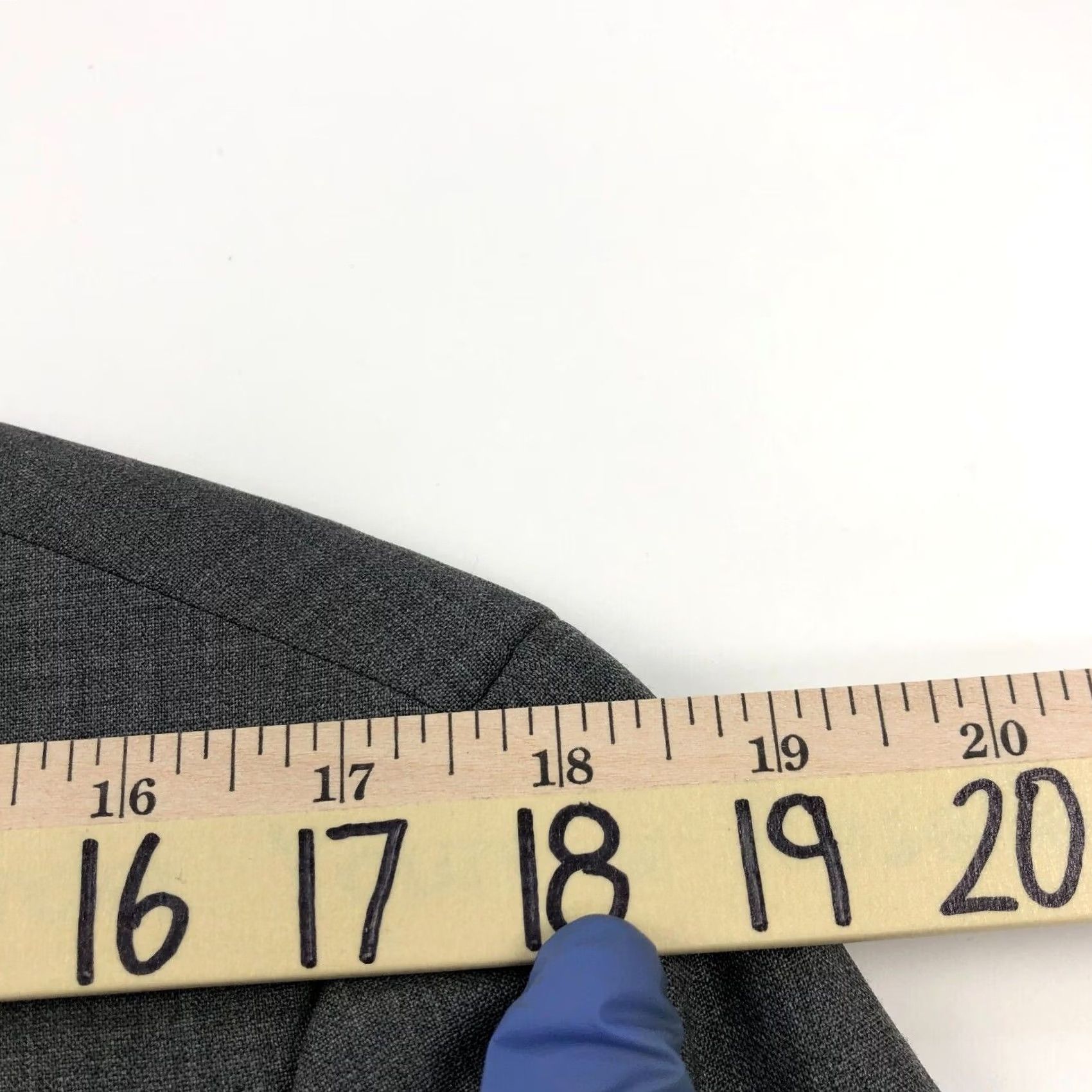 Hugo Boss Hugo Boss Awe/Holl 40R Wool Button Blazer Sport Coat Jacket Dark Gray Size 40R - 5 Thumbnail