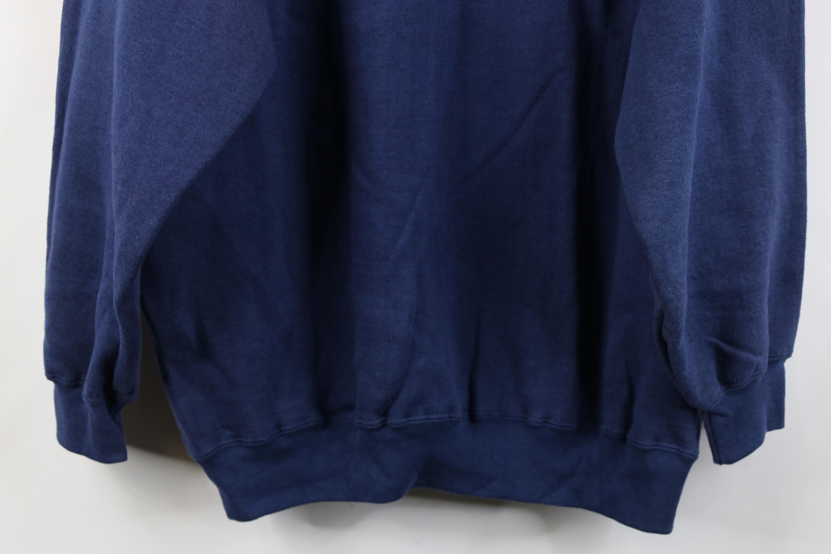 Vintage Deadstock Vintage 90s Streetwear Blank Heavyweight Hoodie Size US M / EU 48-50 / 2 - 13 Thumbnail