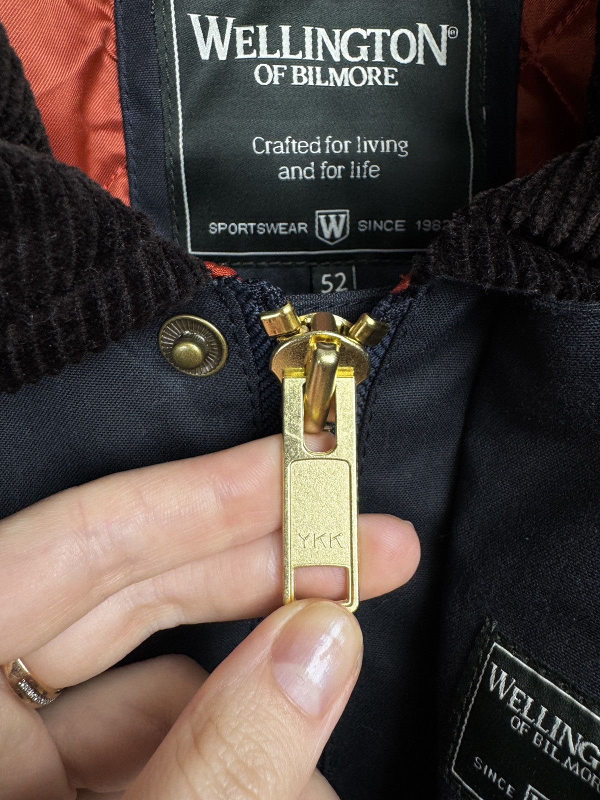Daniel Wellington WELLINGTON OF BILMORE WAX JACKET ''STARBERG'' IN DARK BLUE Size US L / EU 52-54 / 3 - 13 Thumbnail