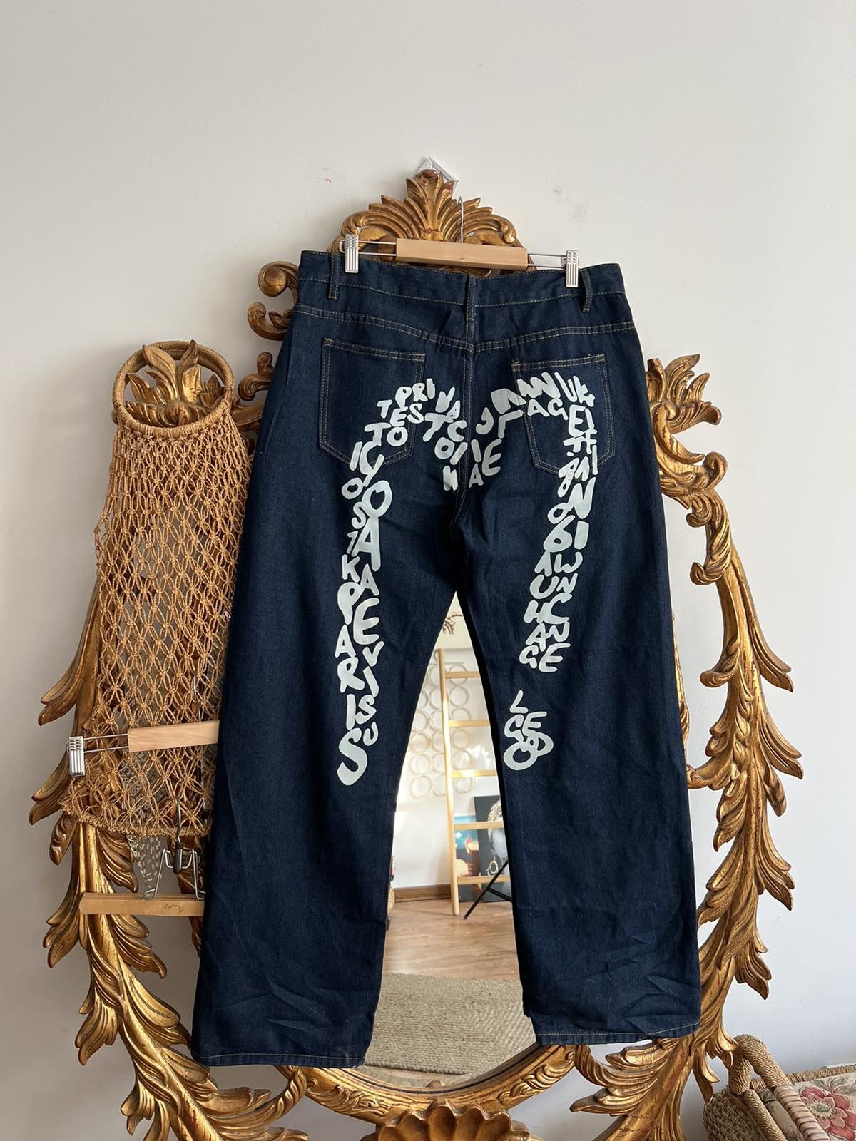 Vintage vtg like evisu bootleg pants sz 34 Size US 34 / EU 50 - 1 Thumbnail