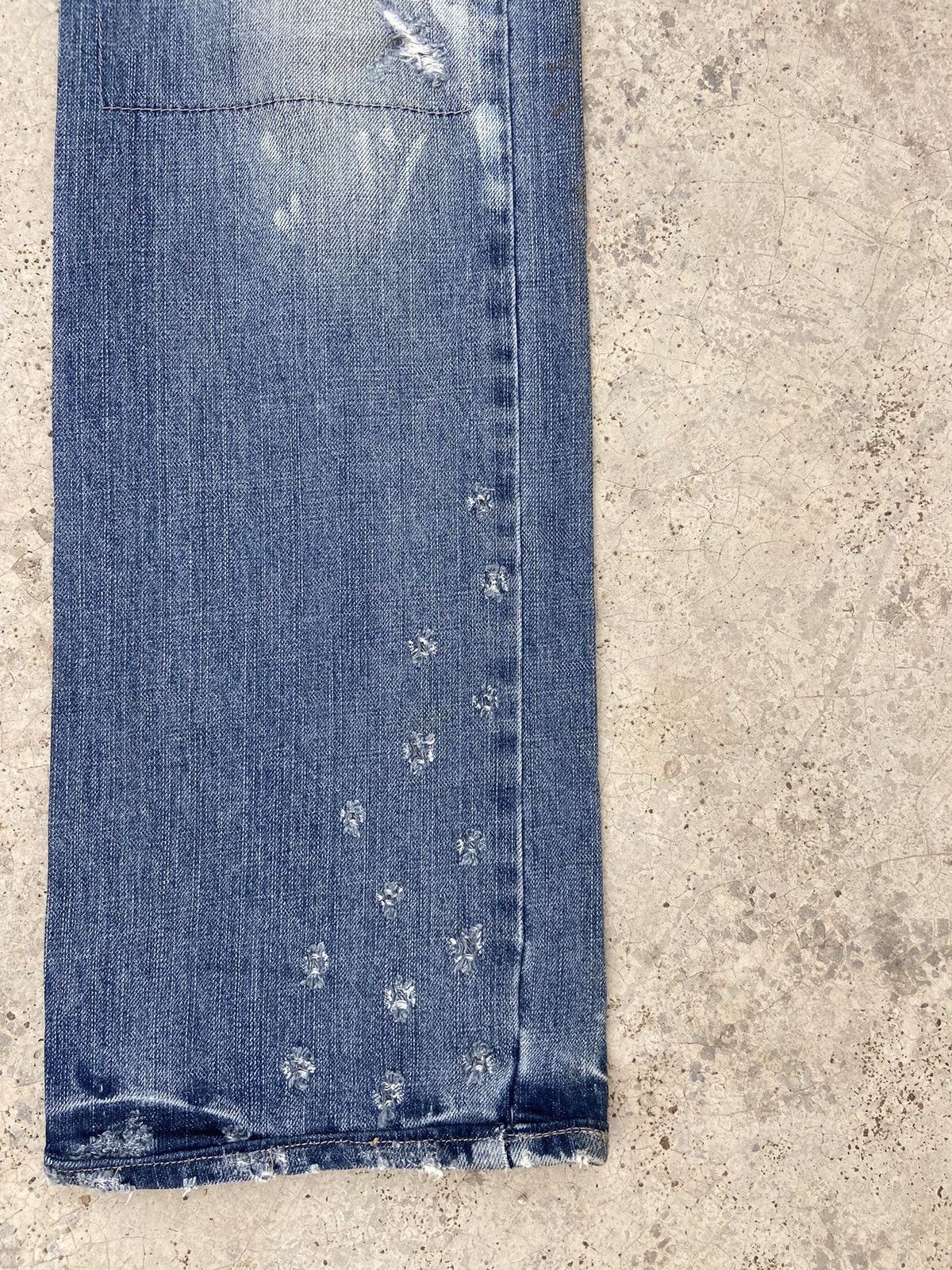 Cook Jeans Cook jeans Distressed denim undercover design reconstructed Size US 29 - 6 Thumbnail